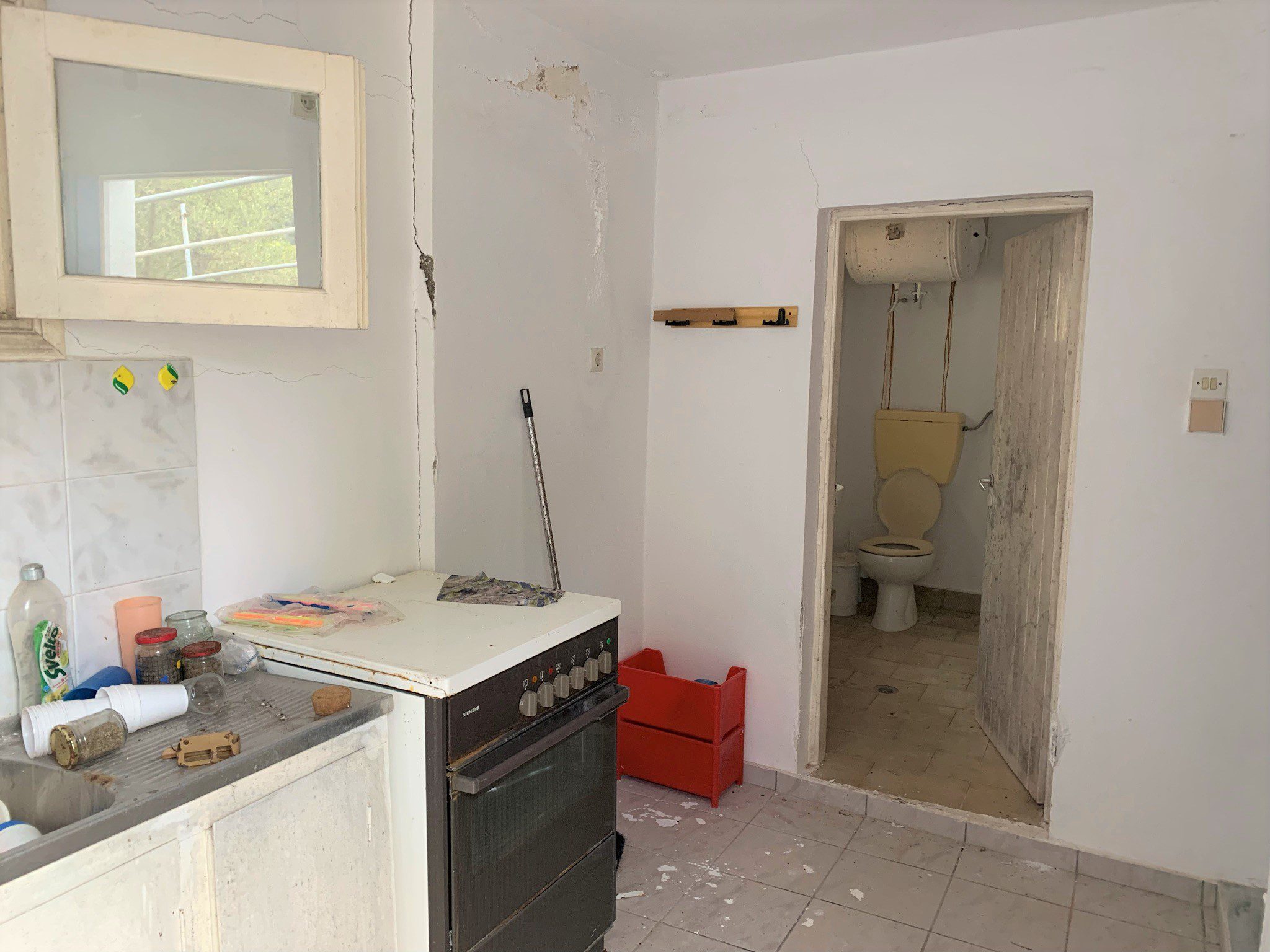 Kitchen area of house for sale Ithaca Greece, Aetos