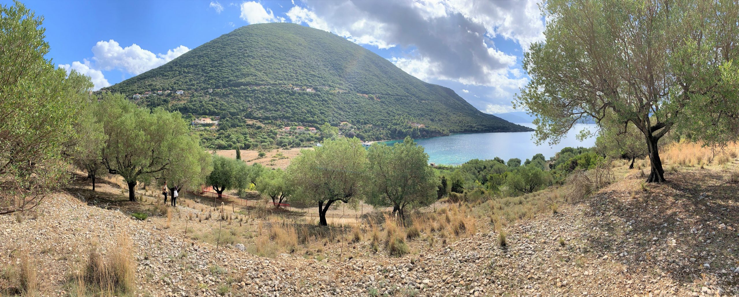 Panoramic sea view from land for sale Ithaca Greece, Stavros