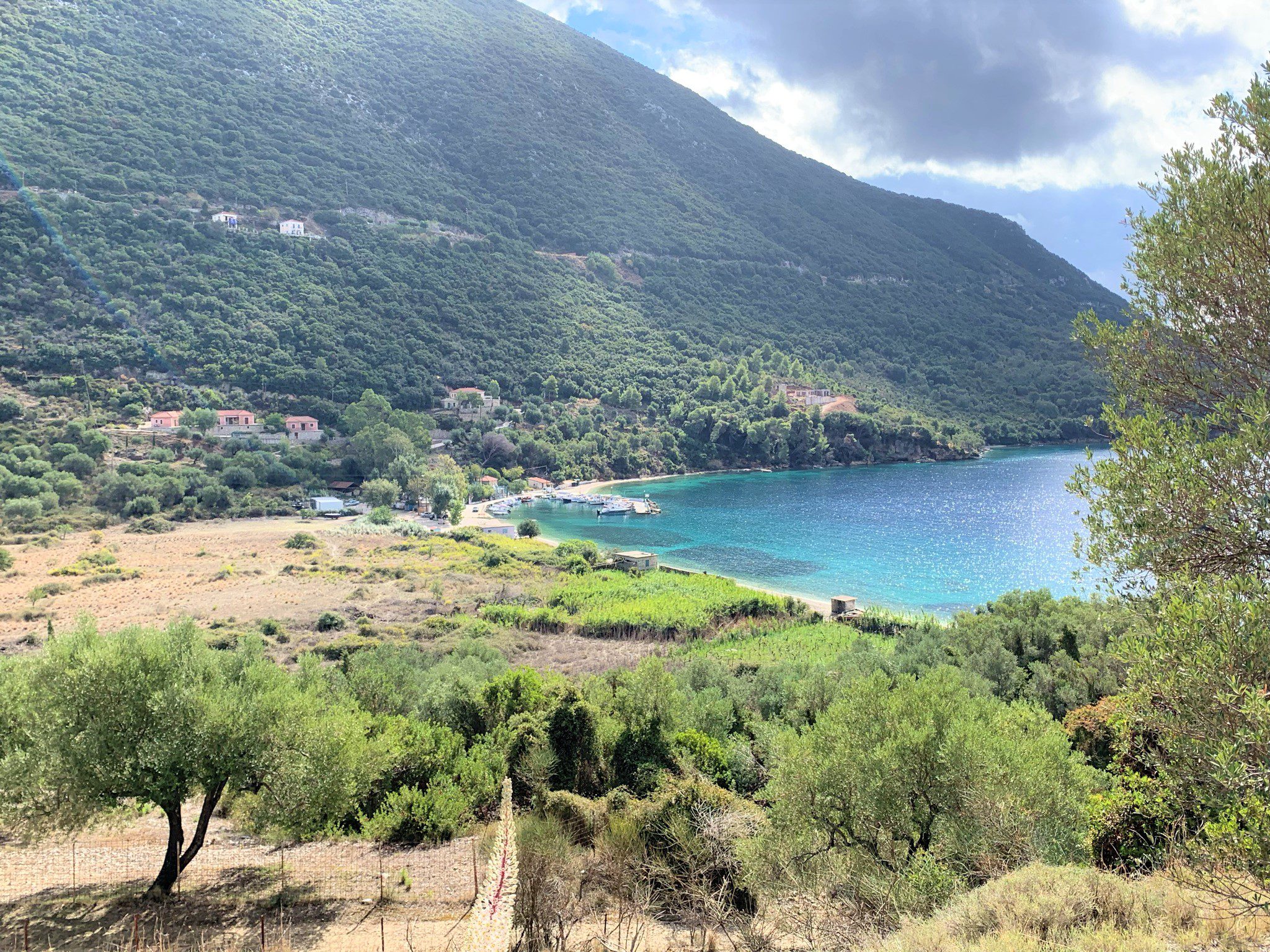 View from land for sale Ithaca Greece, Stavros