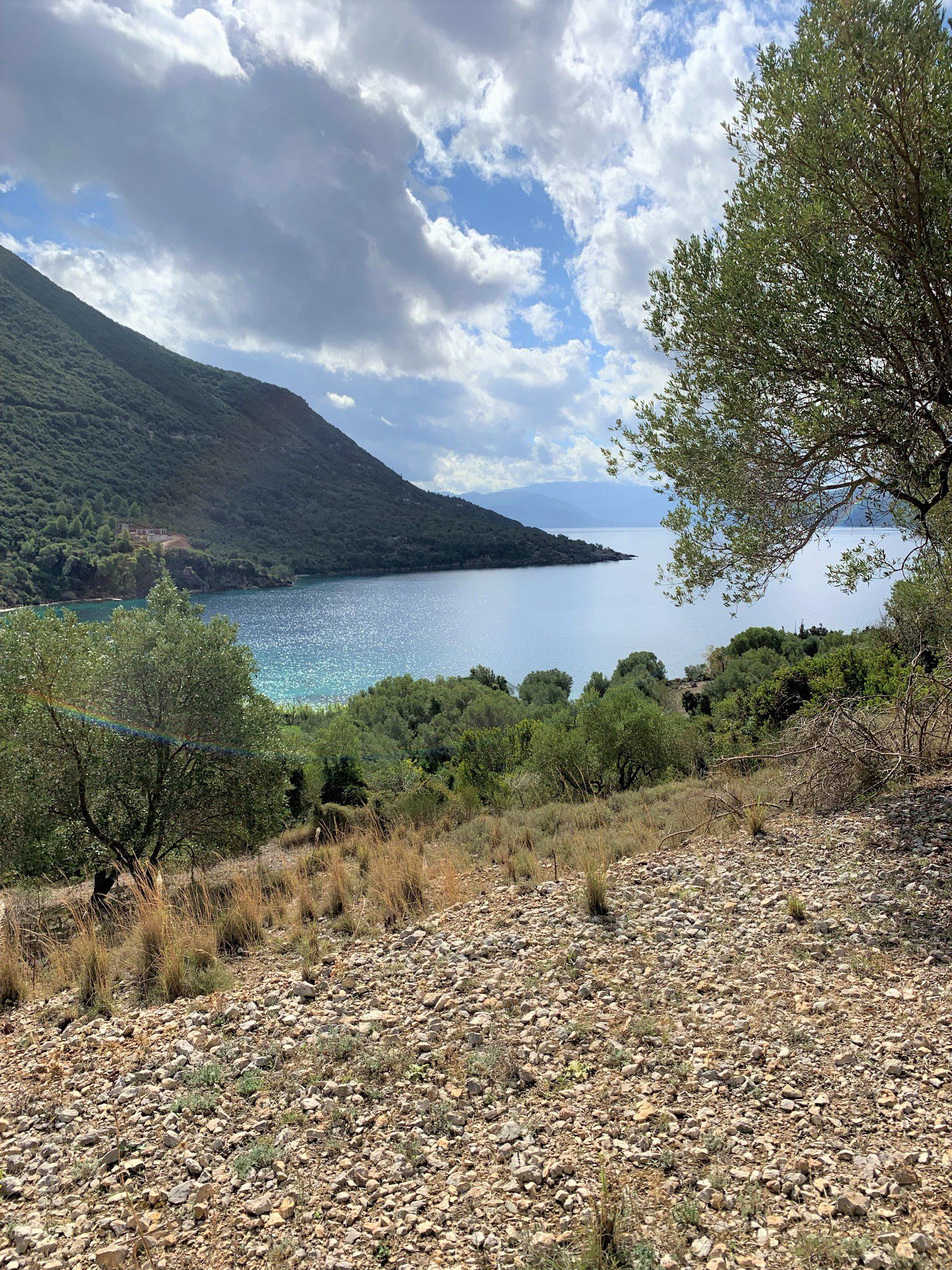 View from land for sale Ithaca Greece, Stavros