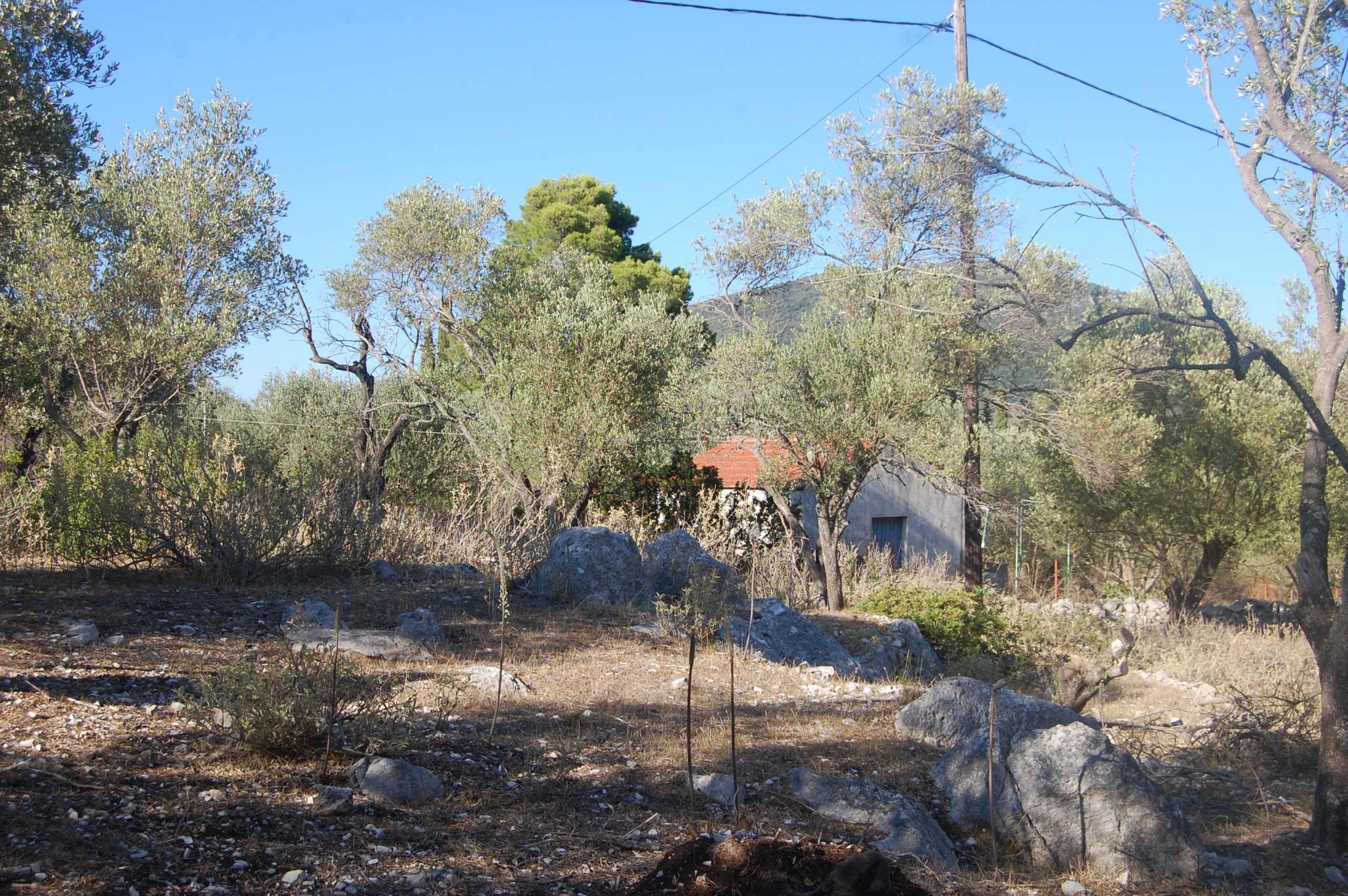 Outdoor space of house for sale Ithaca Greece, Stavros