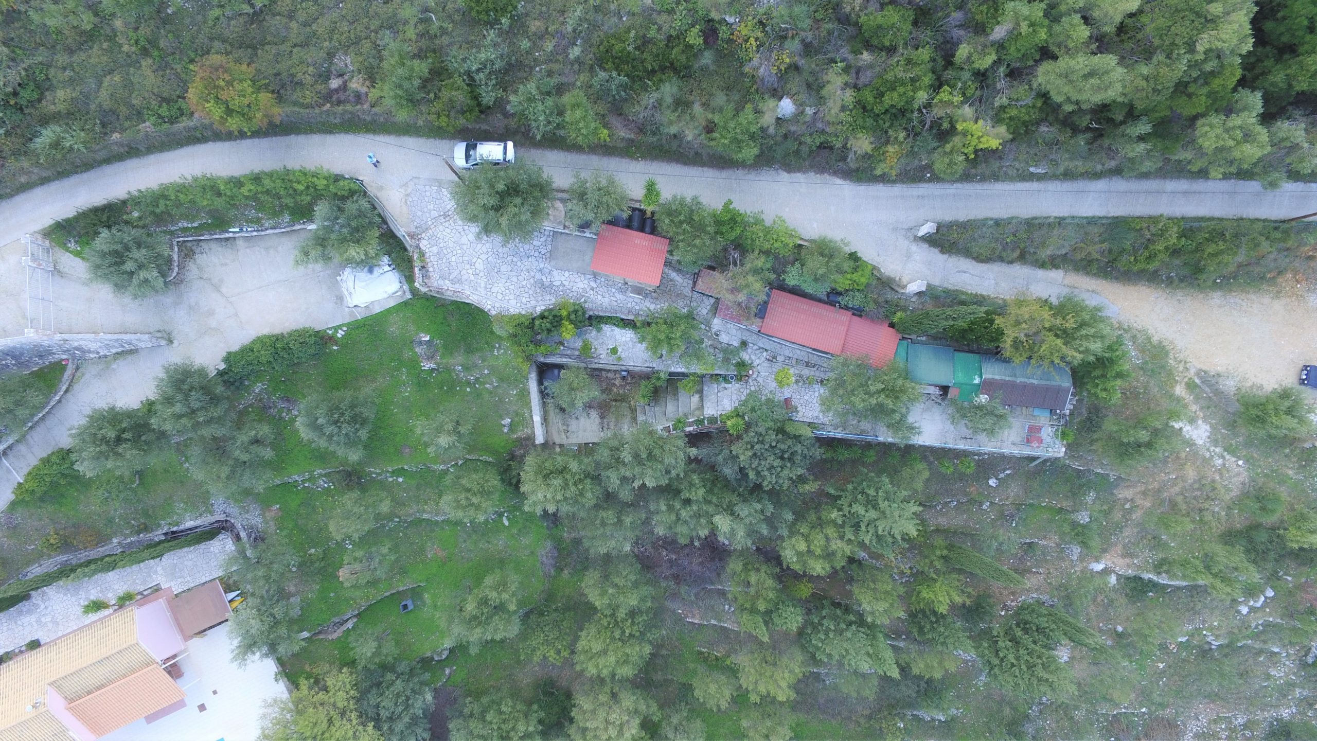 Εναέρια θέα του σπιτιού προς πώληση στην Ιθάκα, Βαθύ