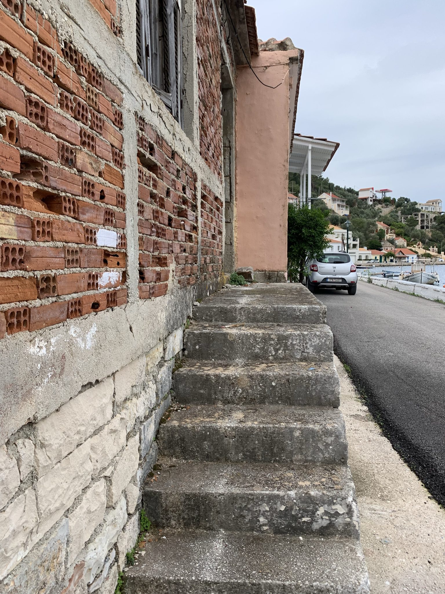 Entrance of house for sale on Ithaca Greece, Vathi