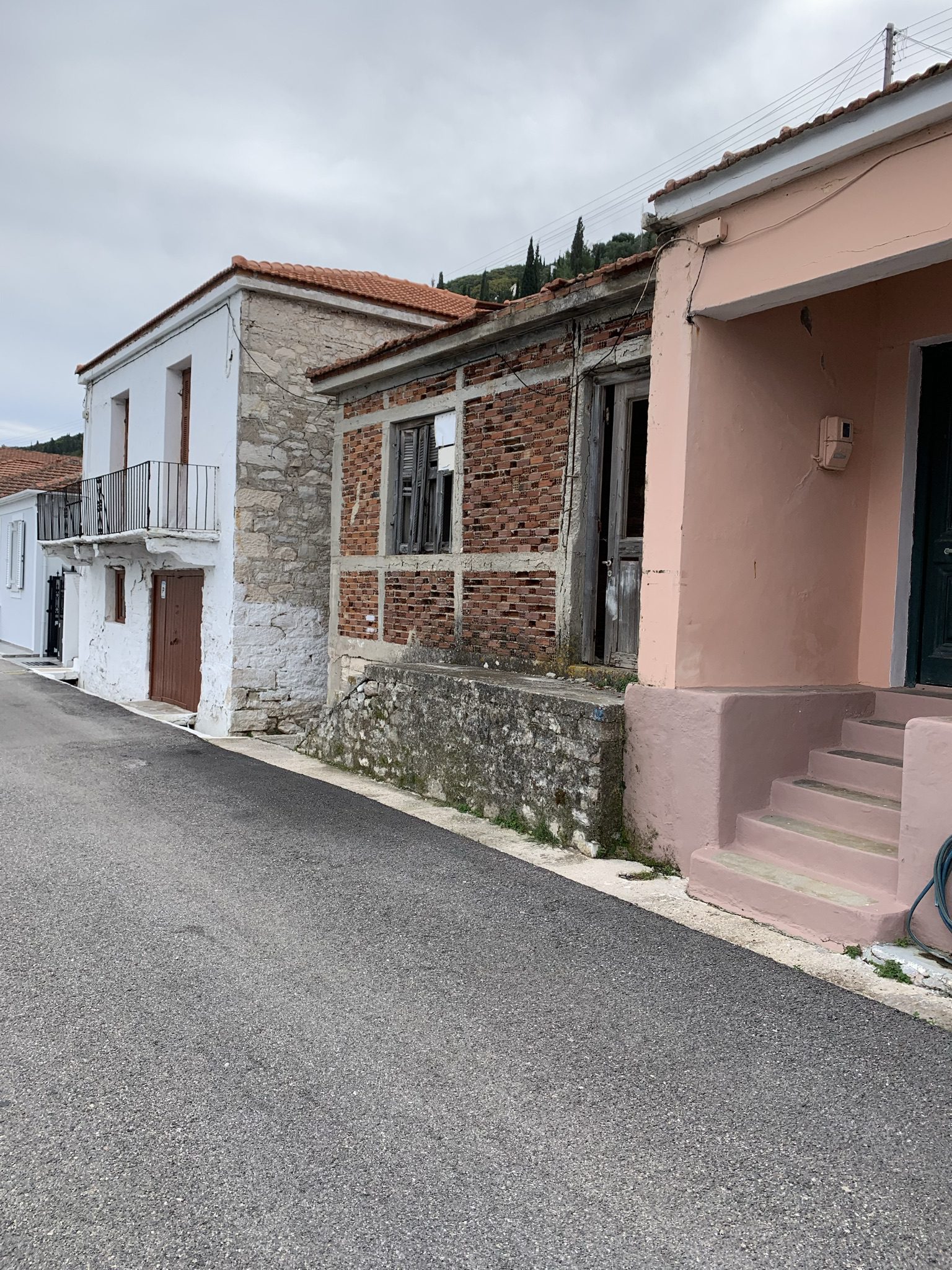 Entrance of house for sale on Ithaca Greece, Vathi