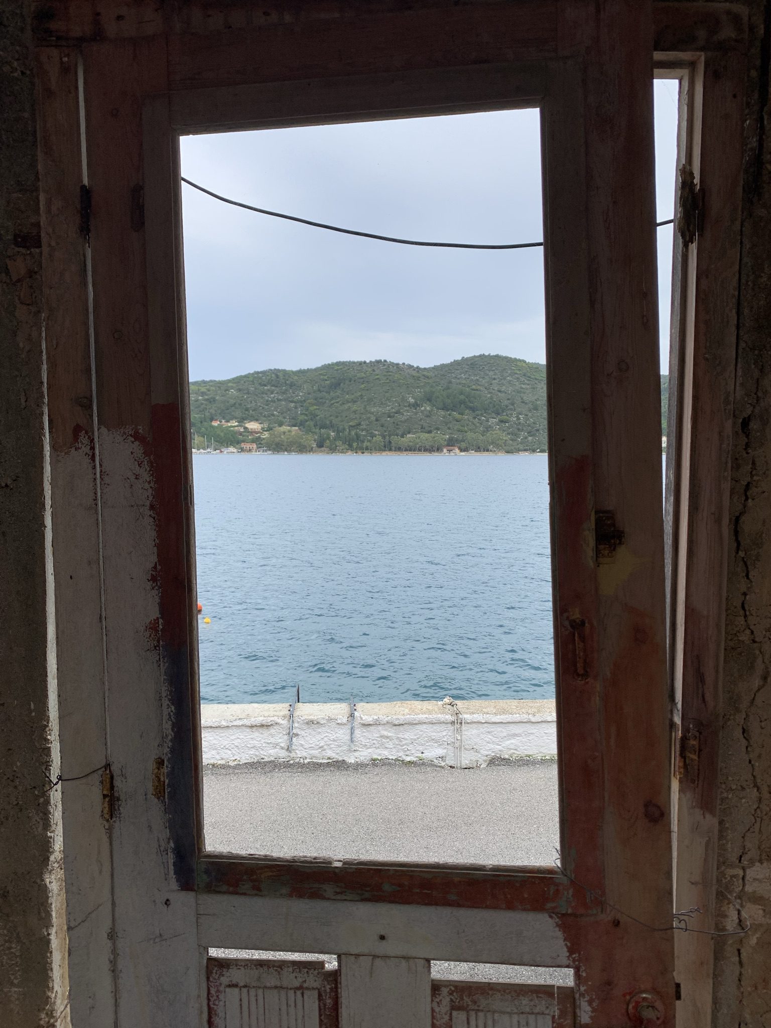 Sea view frrom house for sale on Ithaca Greece, Vathi