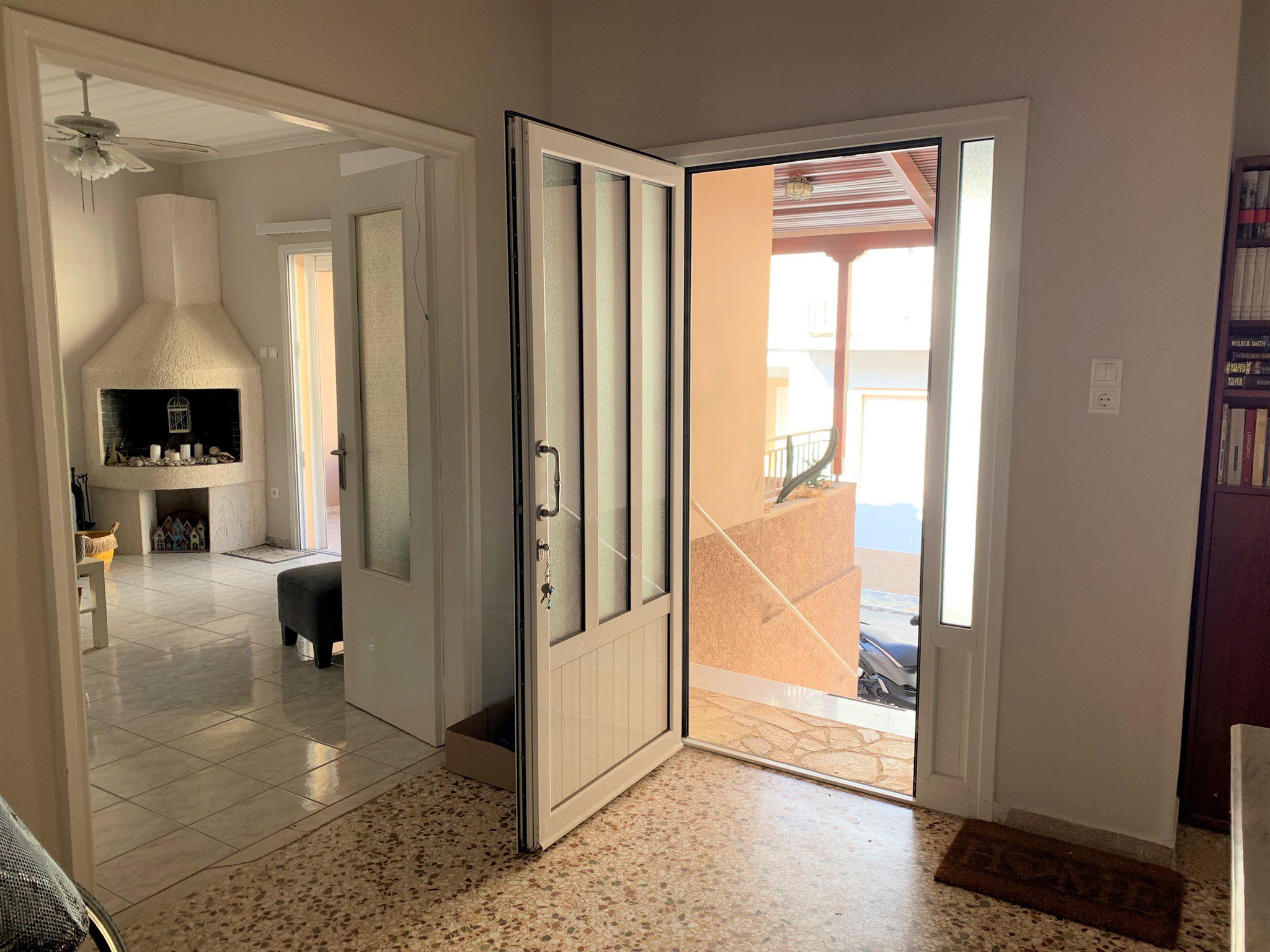 Entrance of house for rent in Ithaca Greece, Vathi