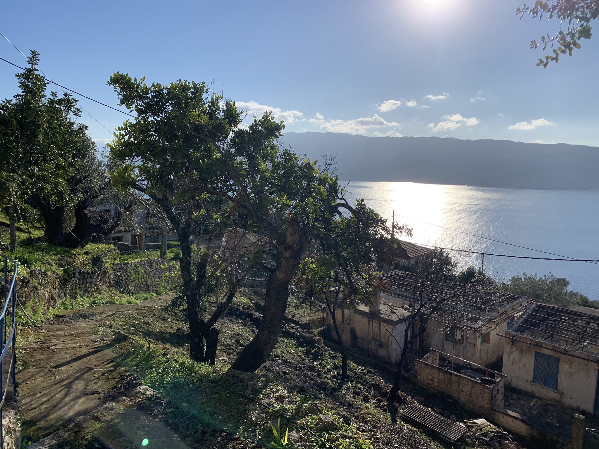 Views from house for sale on Ithaca Greece, Lefki