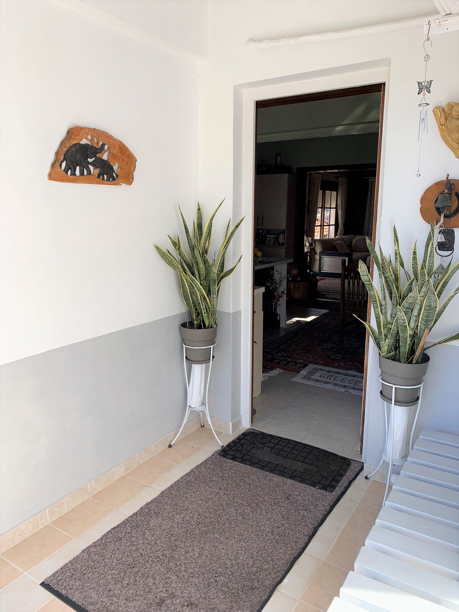 Entrance of house for sale on Ithaca Greece, Vathi