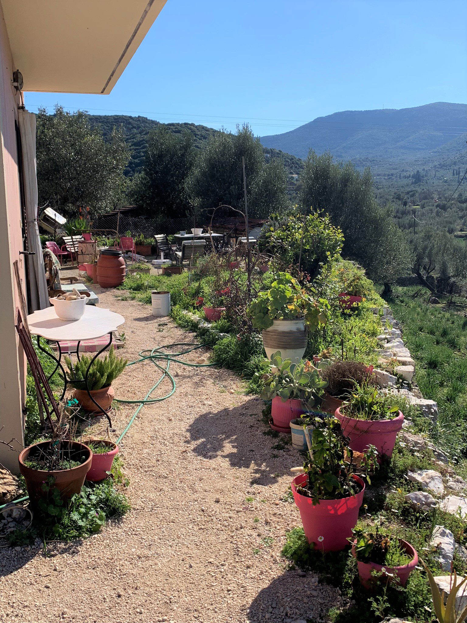 Outdoor spaces of house for sale Ithaca Greece, Vathi