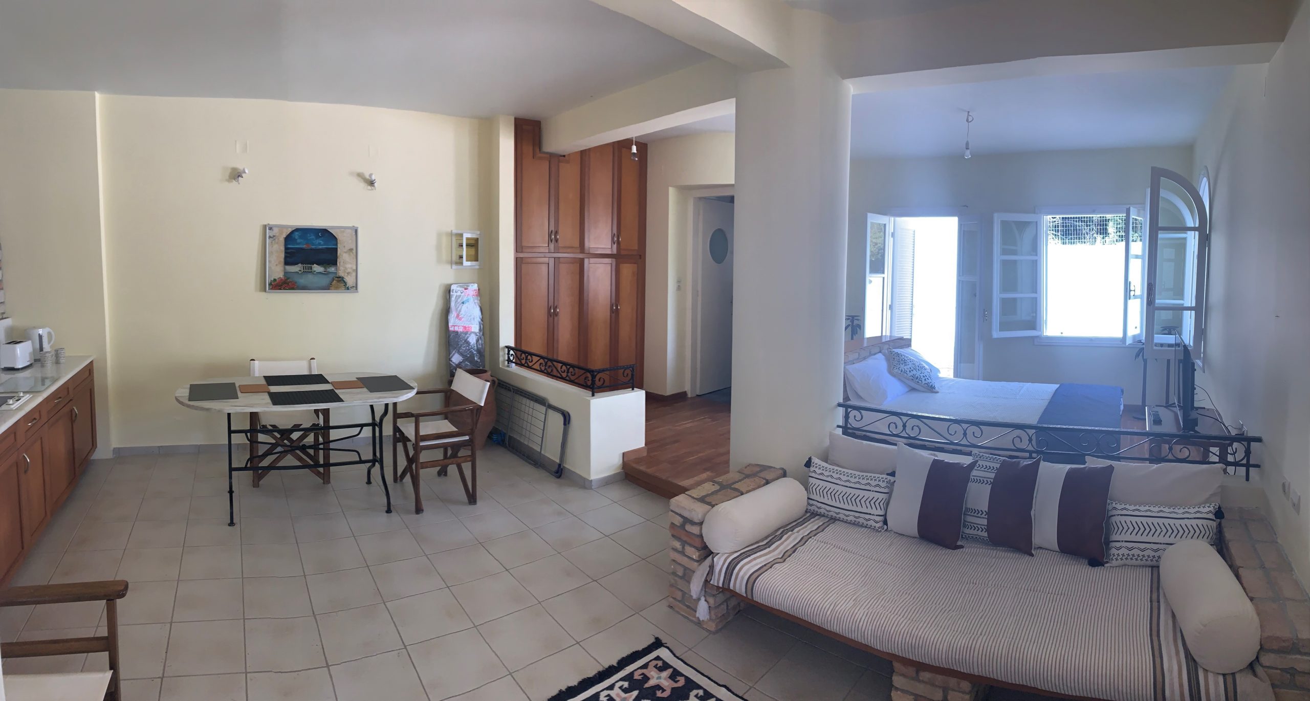 Interior of house for rent on Ithaca Greece, Aetos