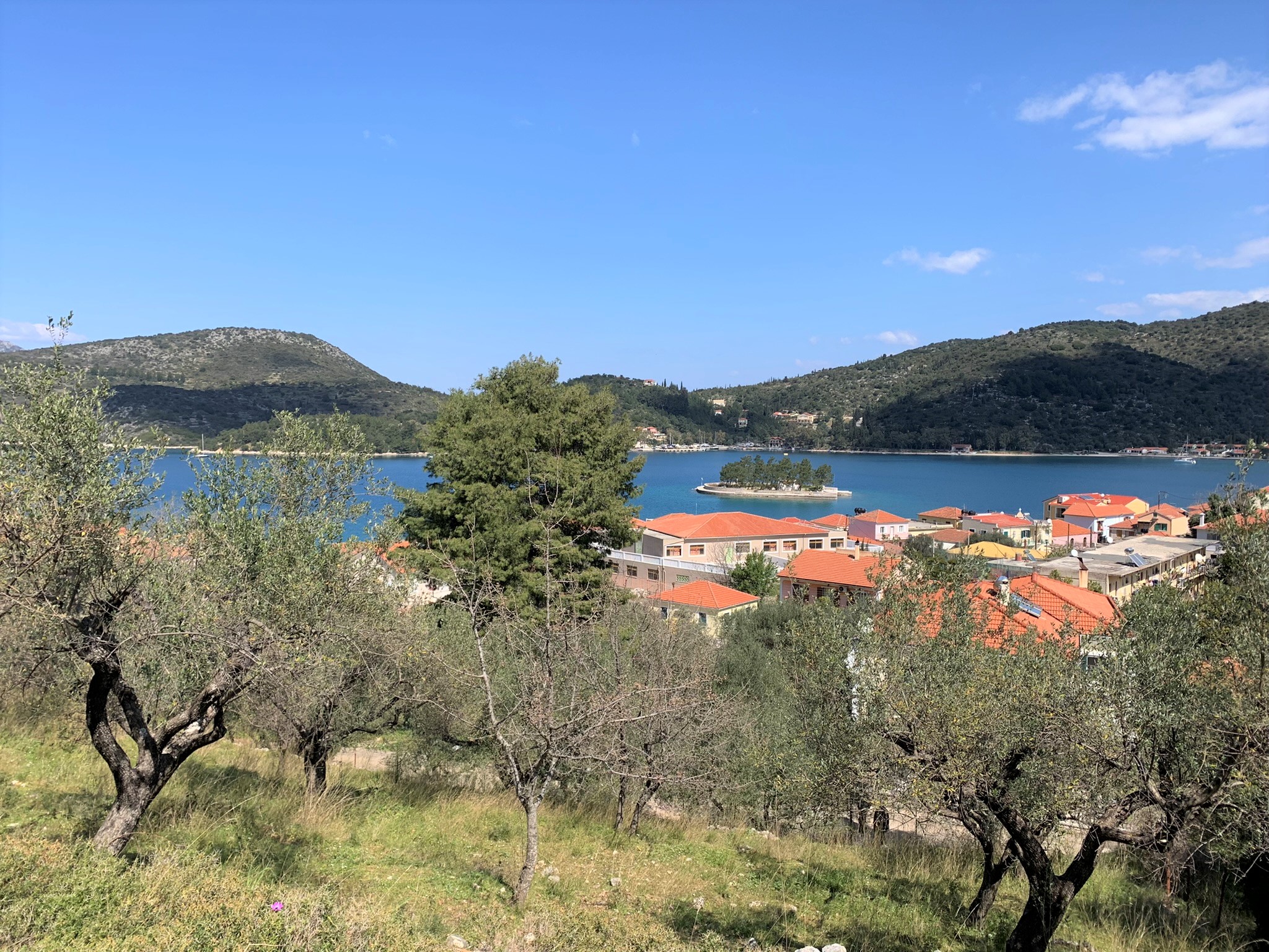 Views from land for sale Ithaca Greece, Vathi