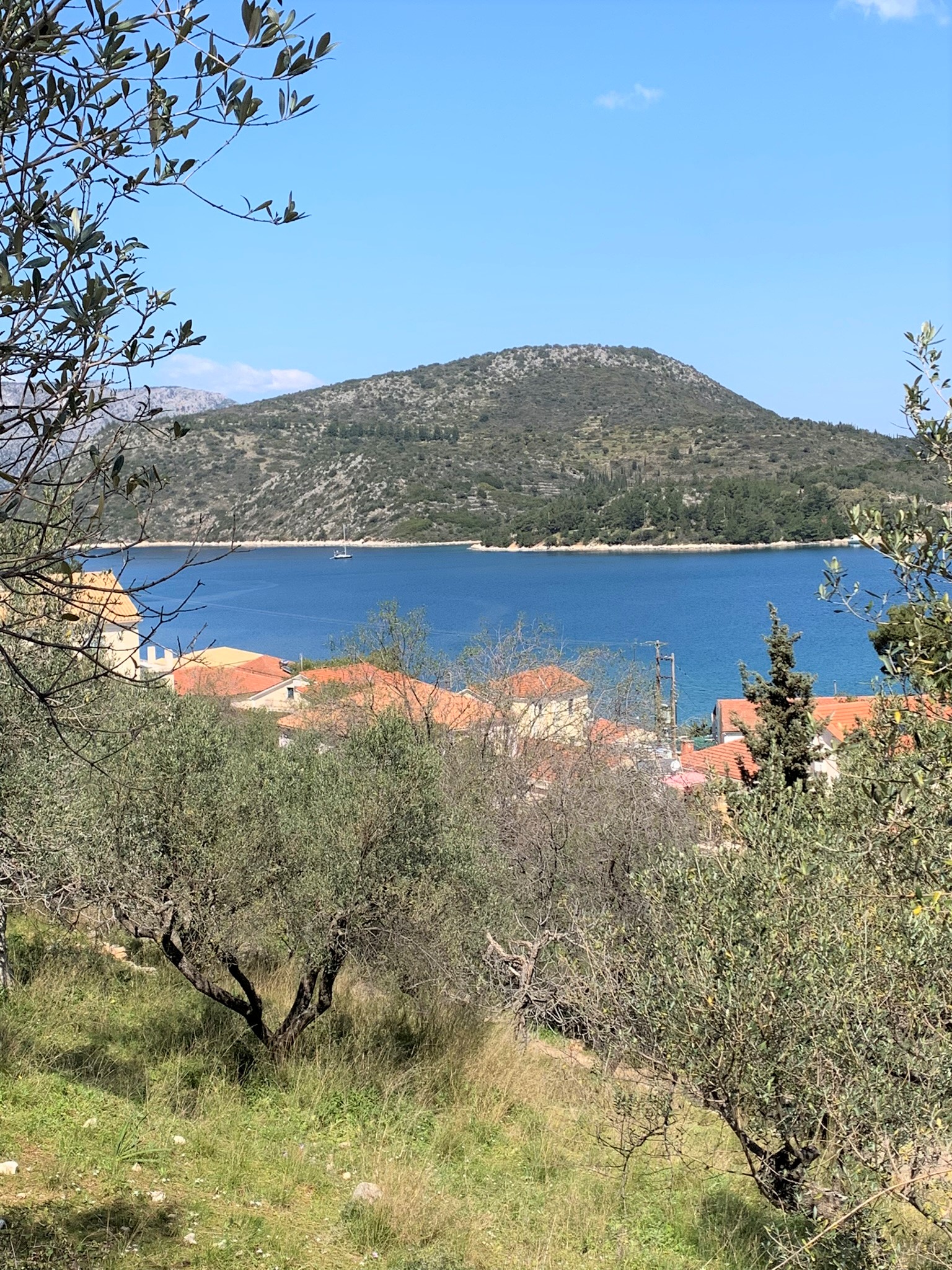 Views from land for sale Ithaca Greece, Vathi