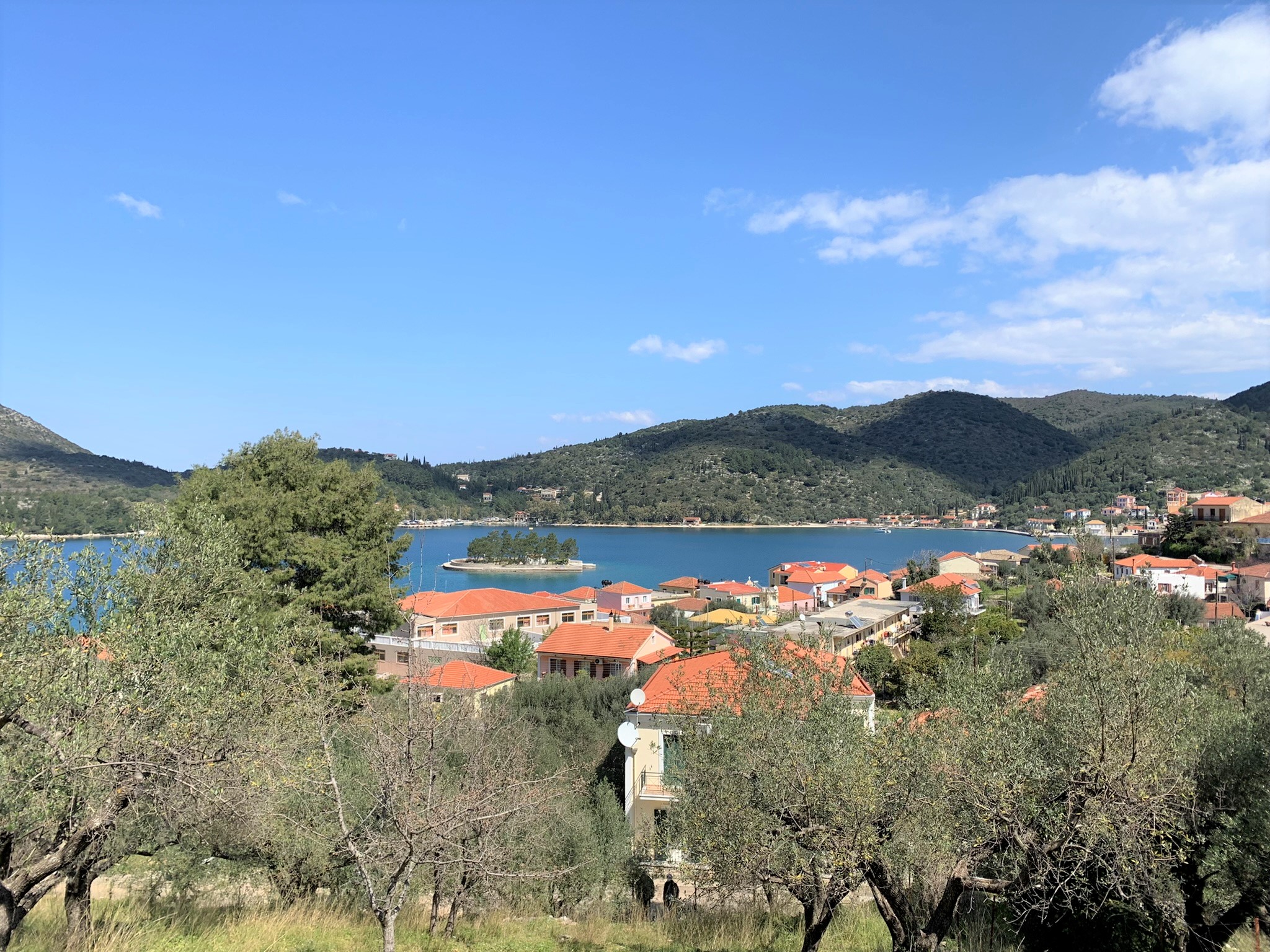 Views from land for sale Ithaca Greece, Vathi