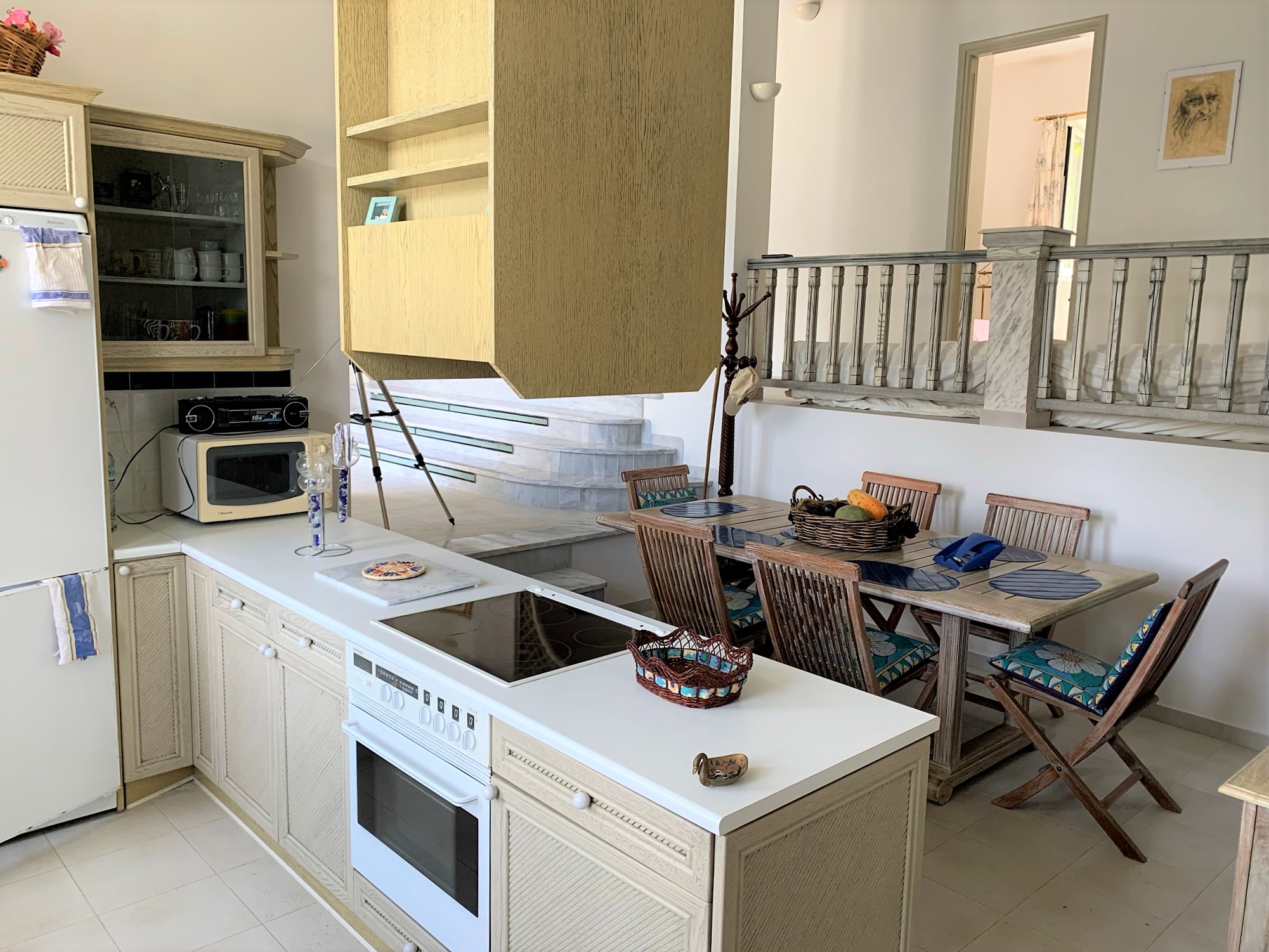 Kitchen of house for rent on Ithaca Greece, Brosta Aetos