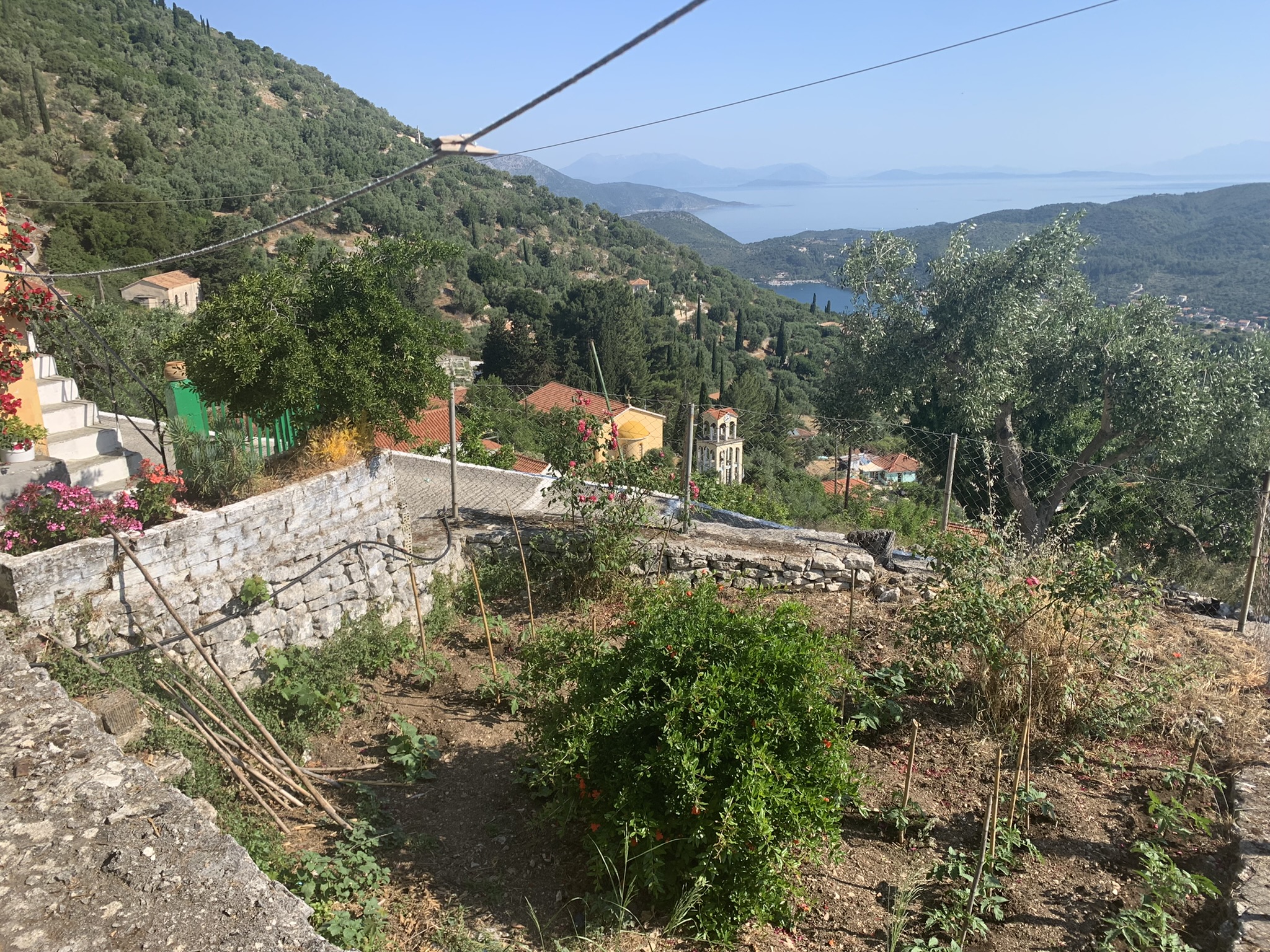 Surrounding land of house for sale on Ithaca Greece, Perachori