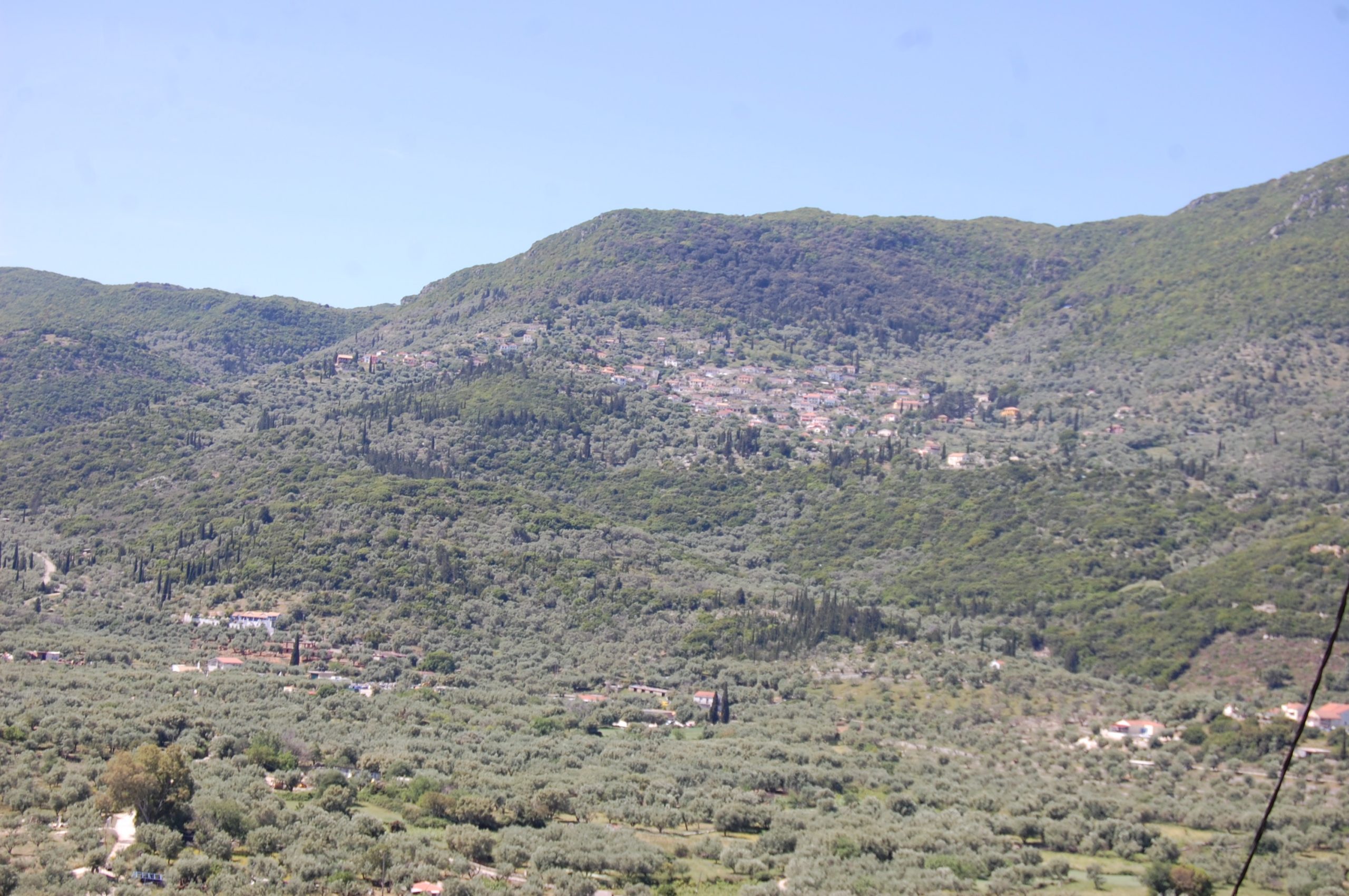 Views of land for sale on Ithaca Greece, Vathi