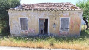 Exterior of house for sale on Ithaca Greece, Lahos