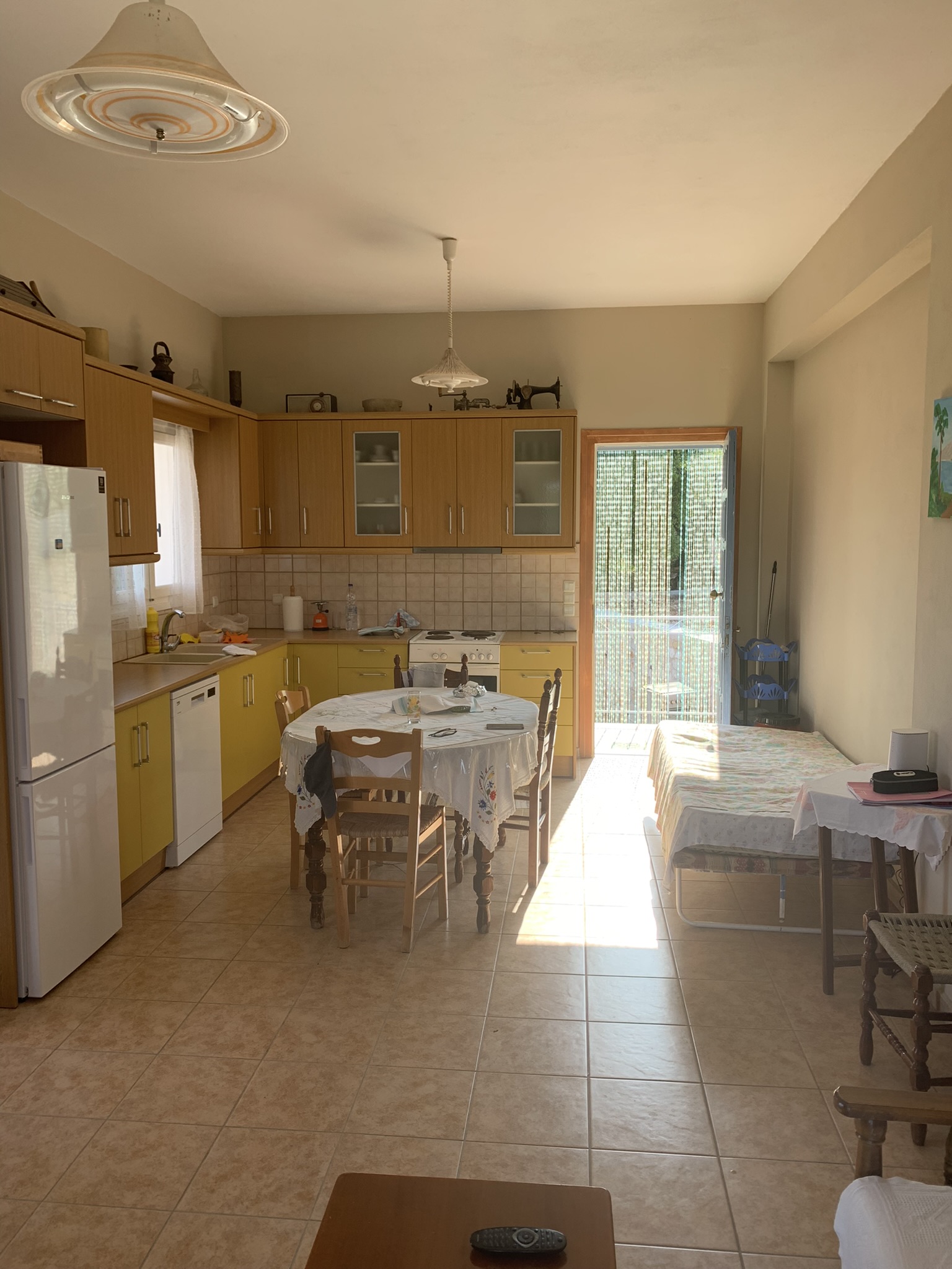 Kitchen of house for sale on Ithaca Greece, Stavros