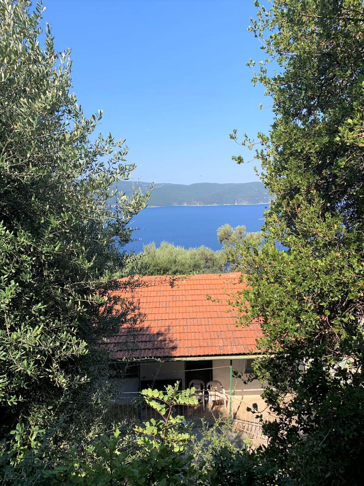 Θέα από το σπίτι προς πώληση στην Ιθακωβίδα, Λευκάδα