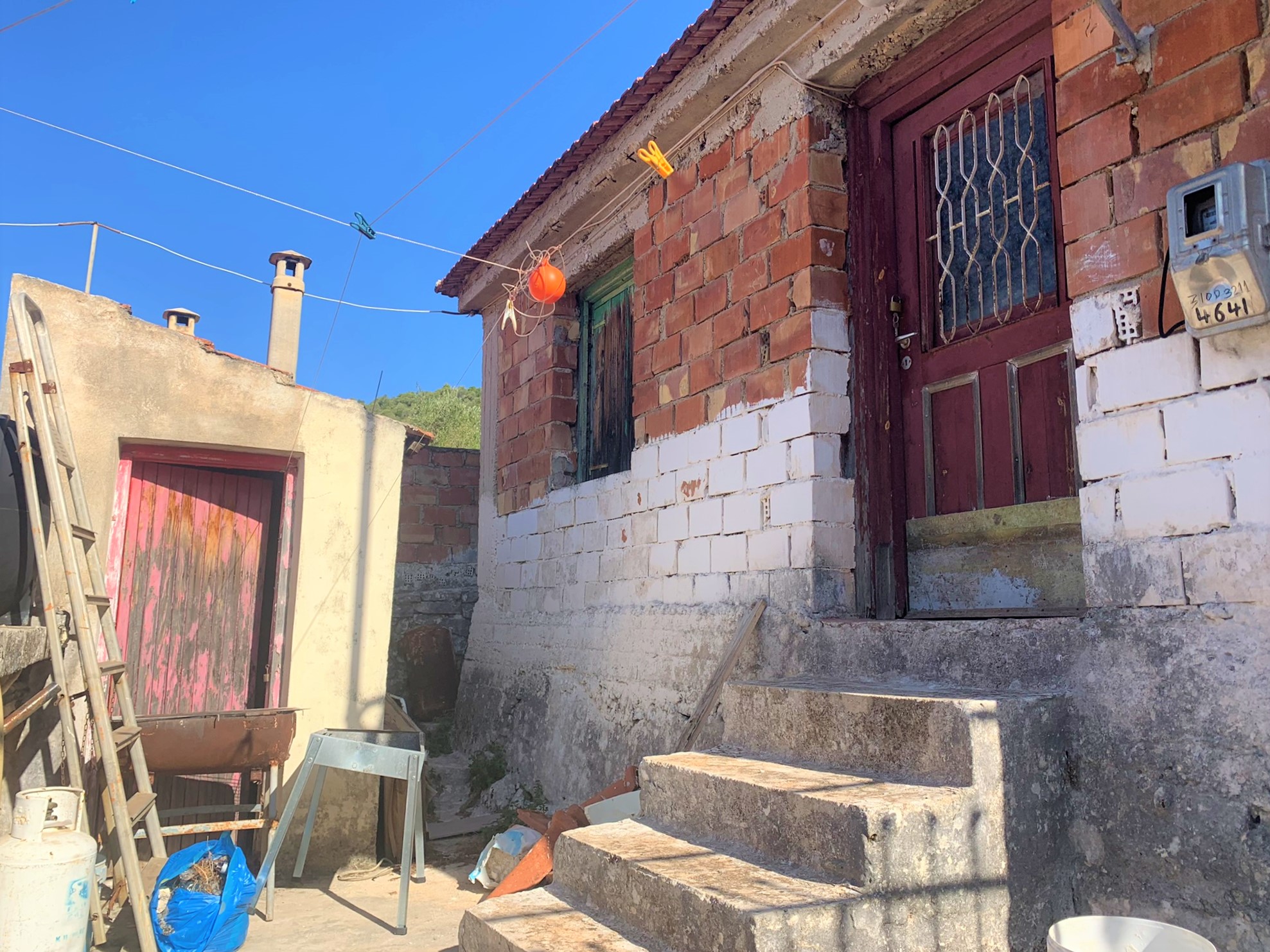 Exterior of house for sale on Ithaca Greece, Vathi