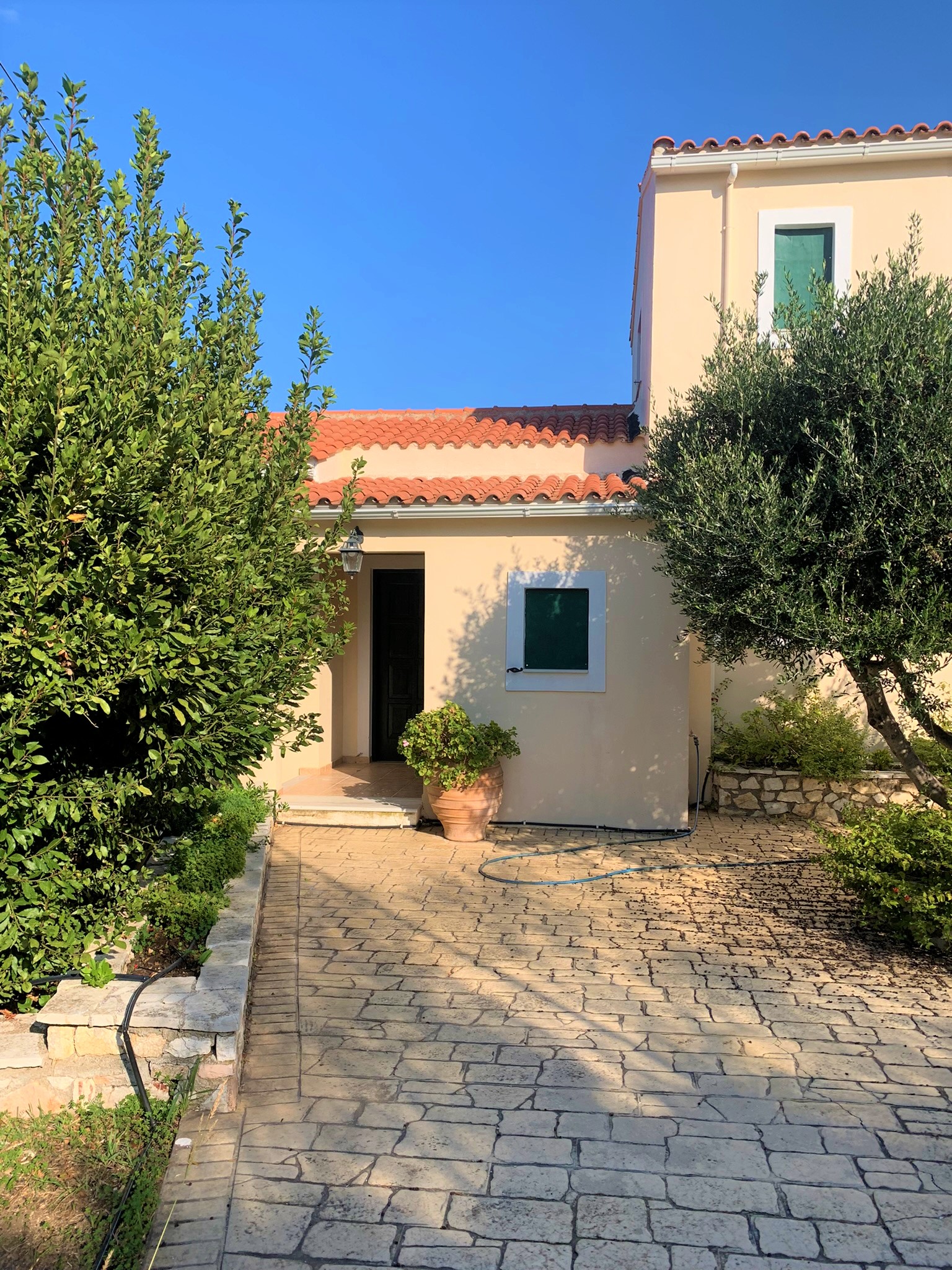 Exterior of house for sale on Ithaca Greece, Platrithias