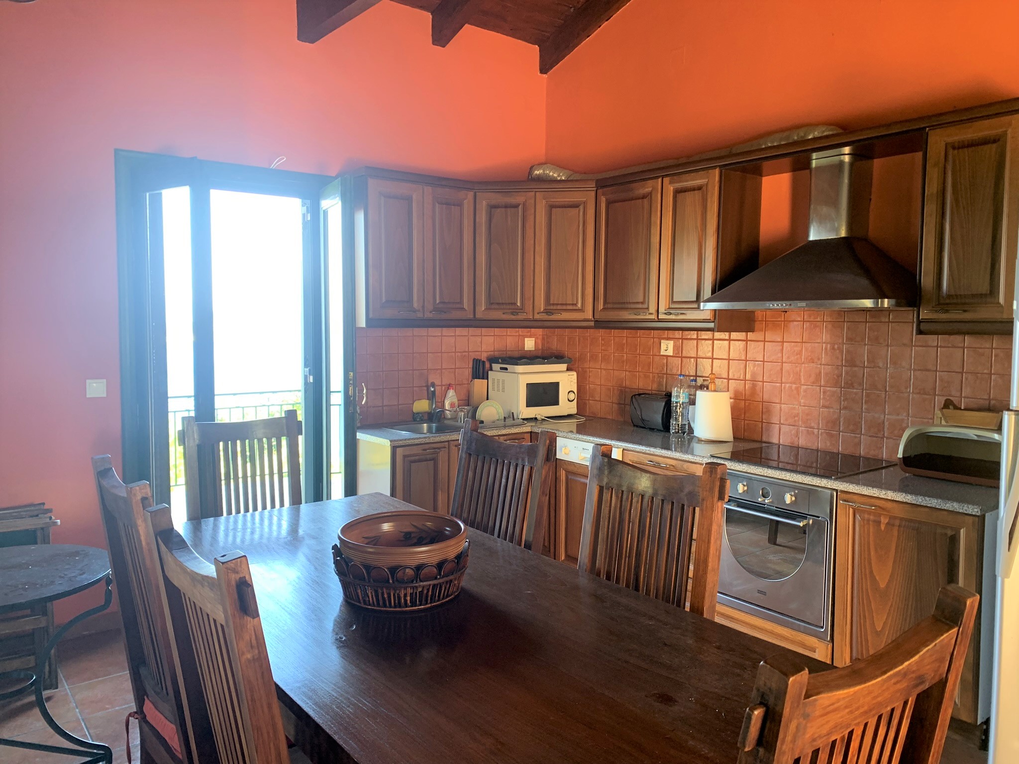 Kitchen of house for sale on Ithaca Greece, Platrithias