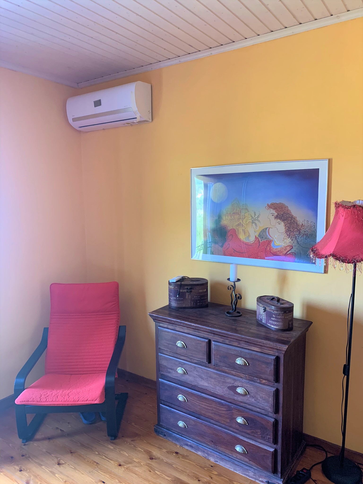 Bedroom of house for sale on Ithaca Greece, Platrithias