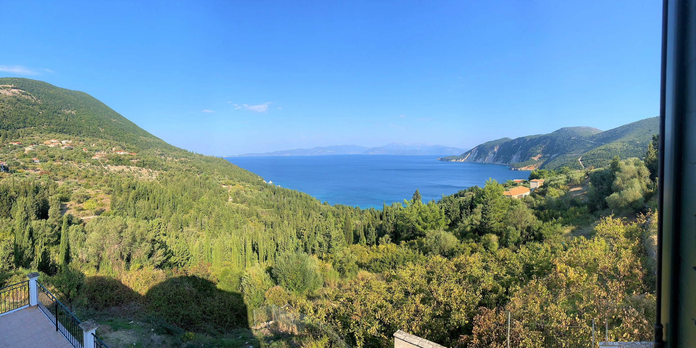 Bedroom views of house for sale on Ithaca Greece, Platrithias