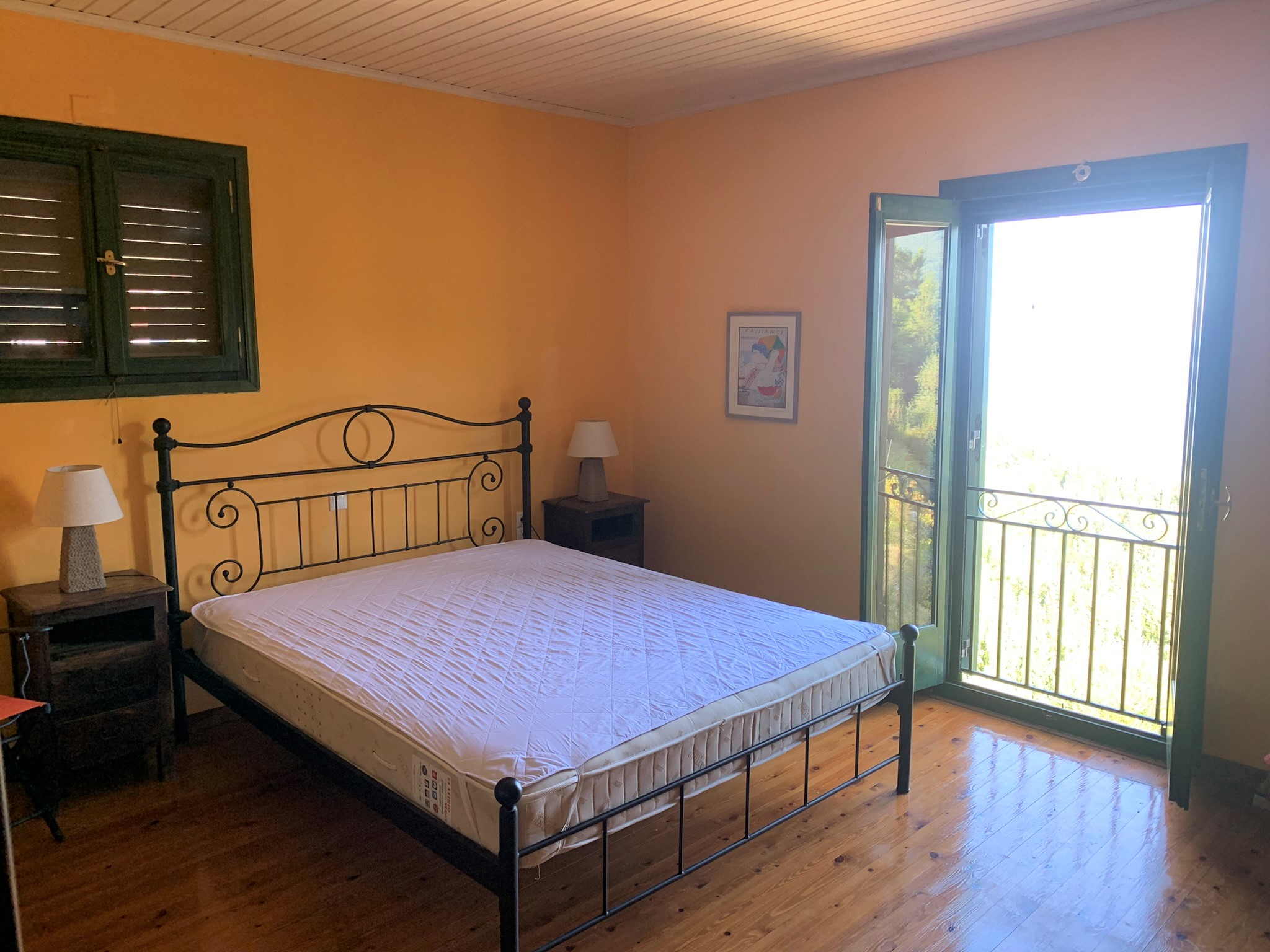 Bedroom of house for sale on Ithaca Greece, Platrithias
