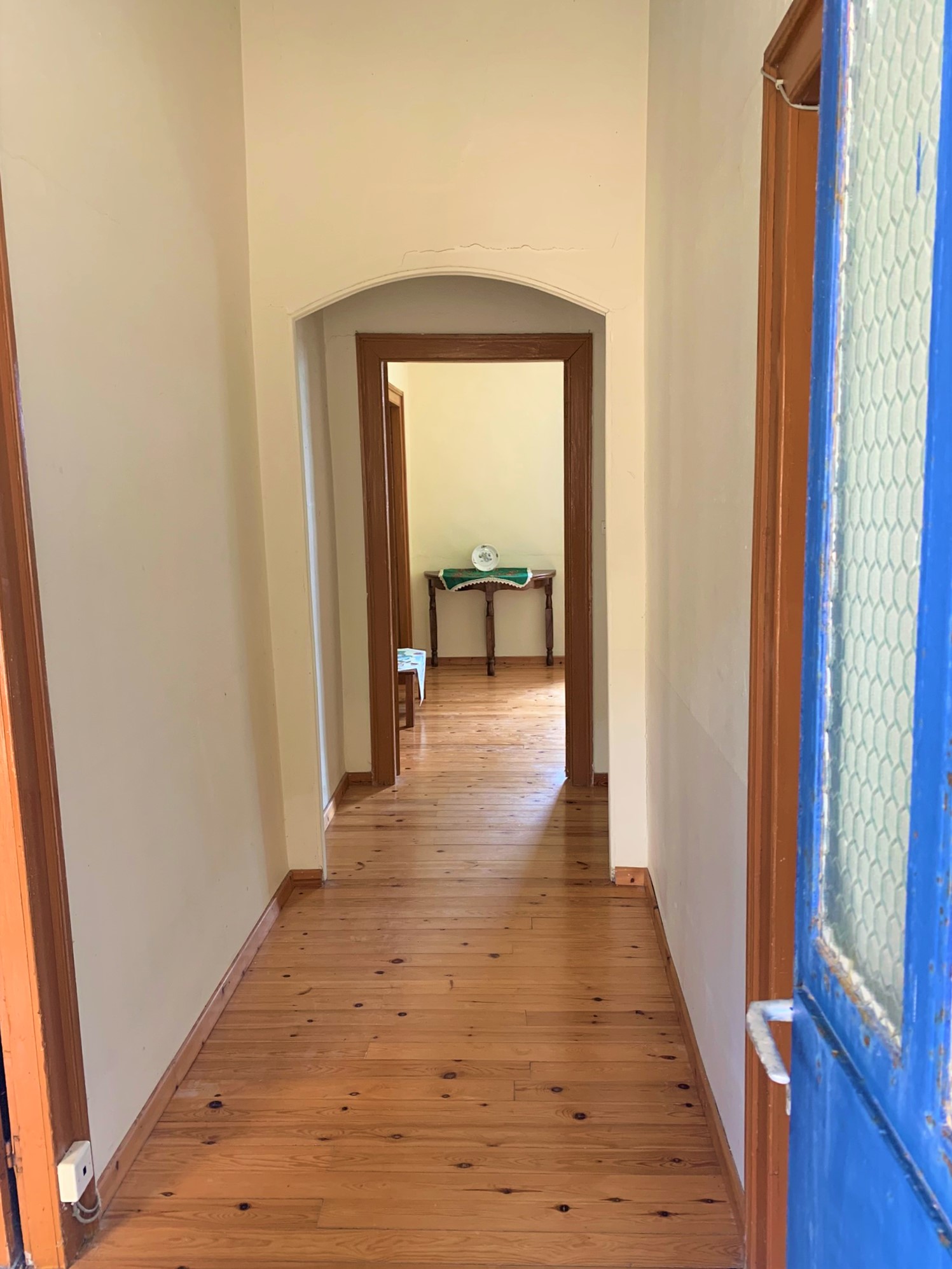 Hallway of house for sale on Ithaca, Greece, Anoghi