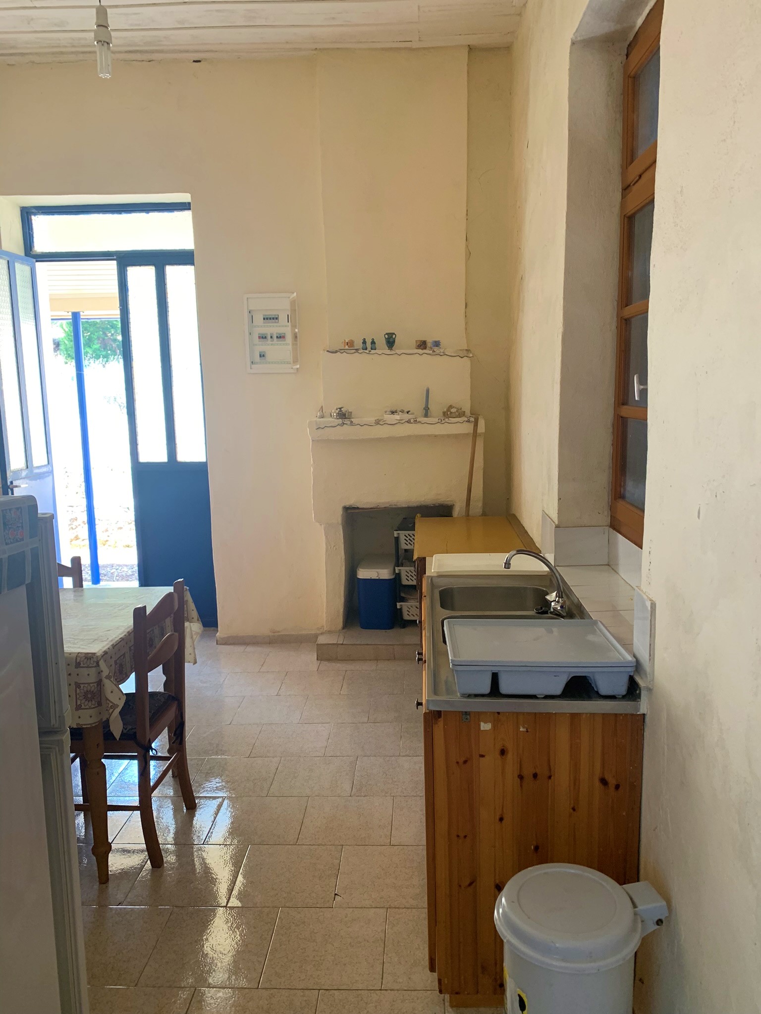 Kitchen of house for sale on Ithaca, Greece, Anoghi