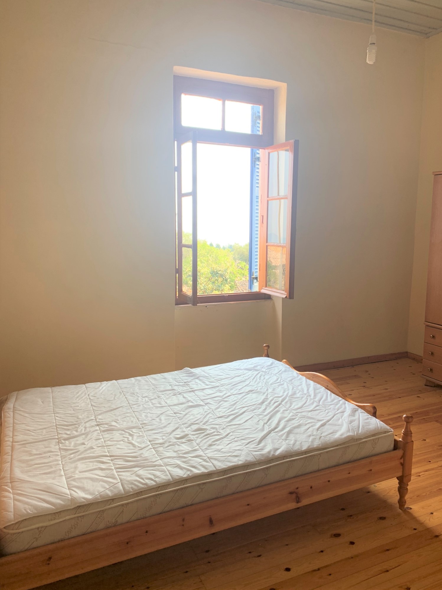 Bedroom of house for sale on Ithaca, Greece, Anoghi