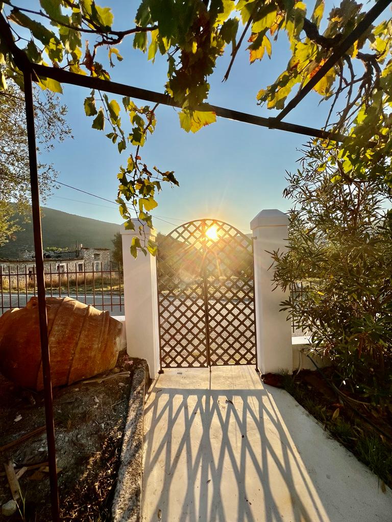 Outdoor of villa for rent on Ithaca Greece, Lahos