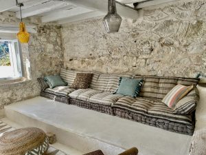 Interiors of villa for rent on Ithaca Greece, Lahos