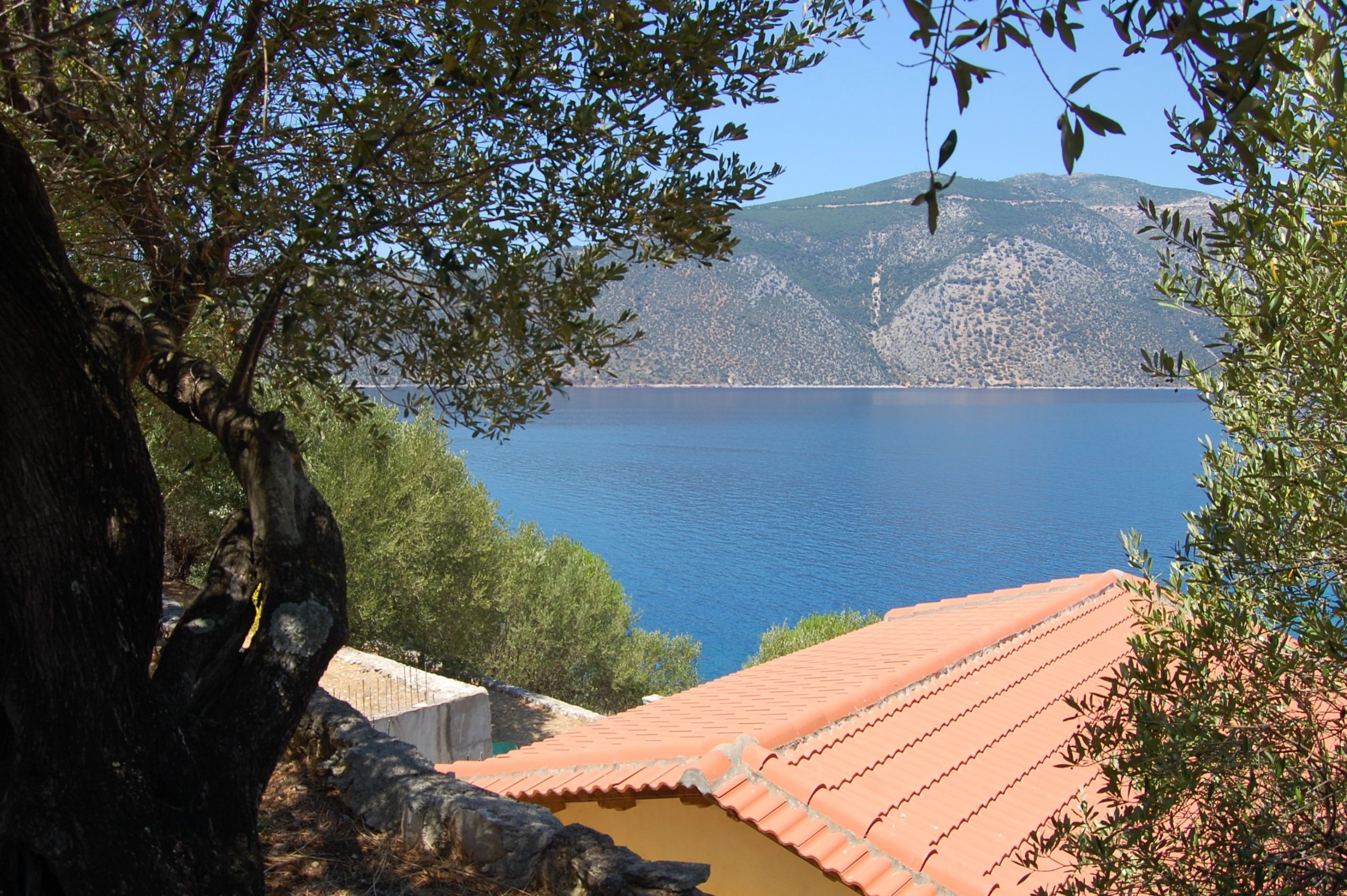 Views from house for rent on Ithaca Greece, Vathi