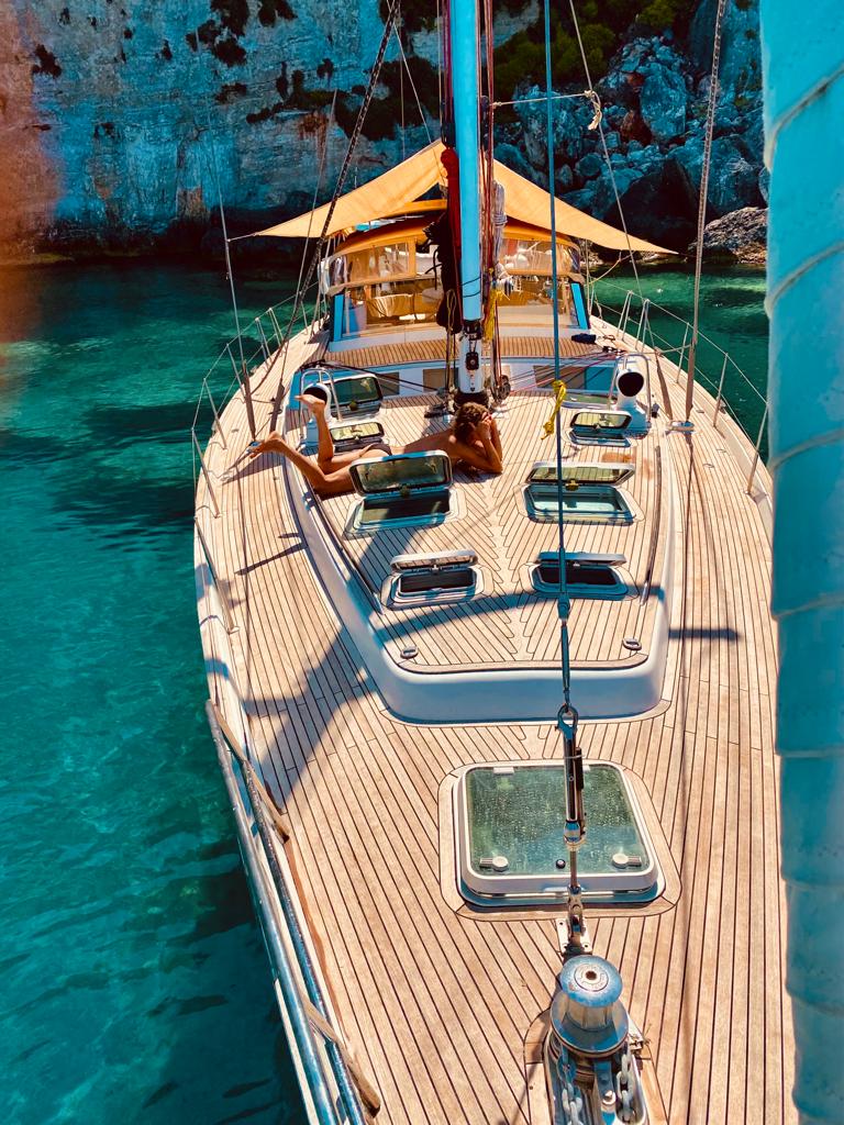 Yacht optionally rented with villa for rent on Ithaca Greece, Lahos