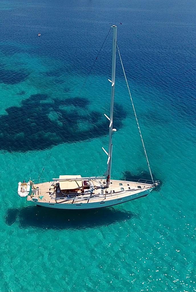 Yacht optionally rented with villa for rent on Ithaca Greece, Lahos