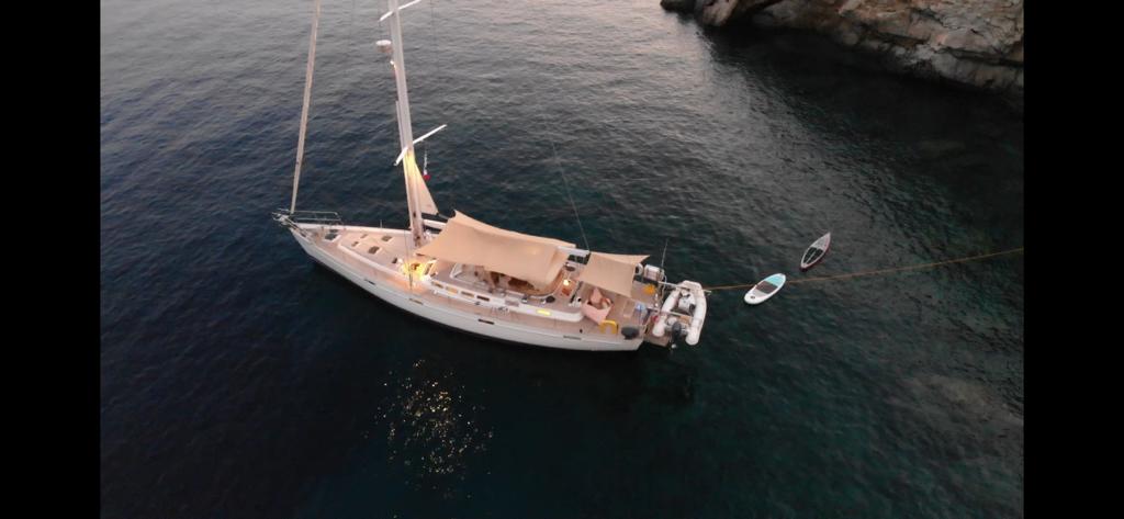 Yacht optionally rented with villa for rent on Ithaca Greece, Lahos