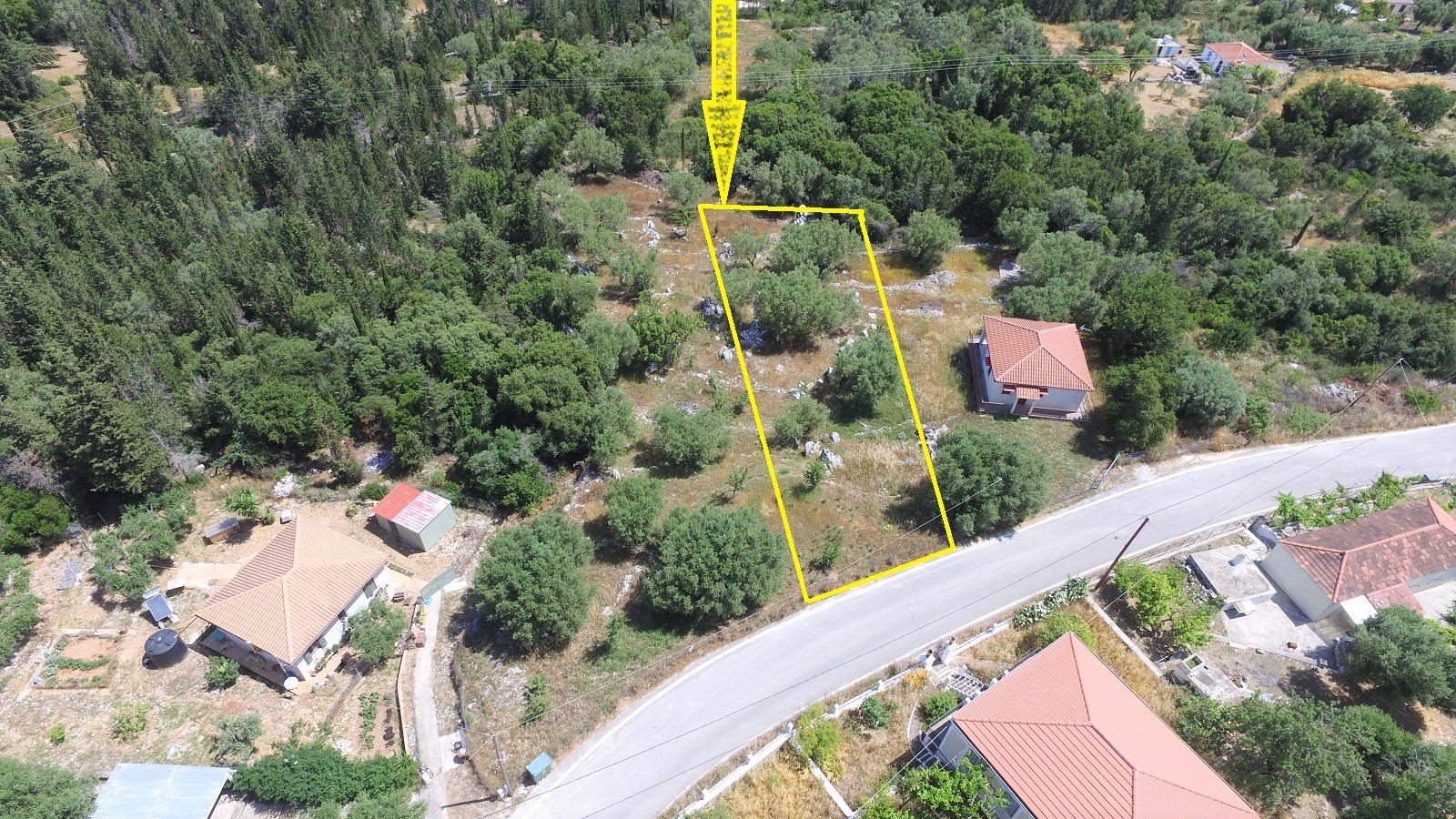 Land for sale on Ithaca Greece, Lahos