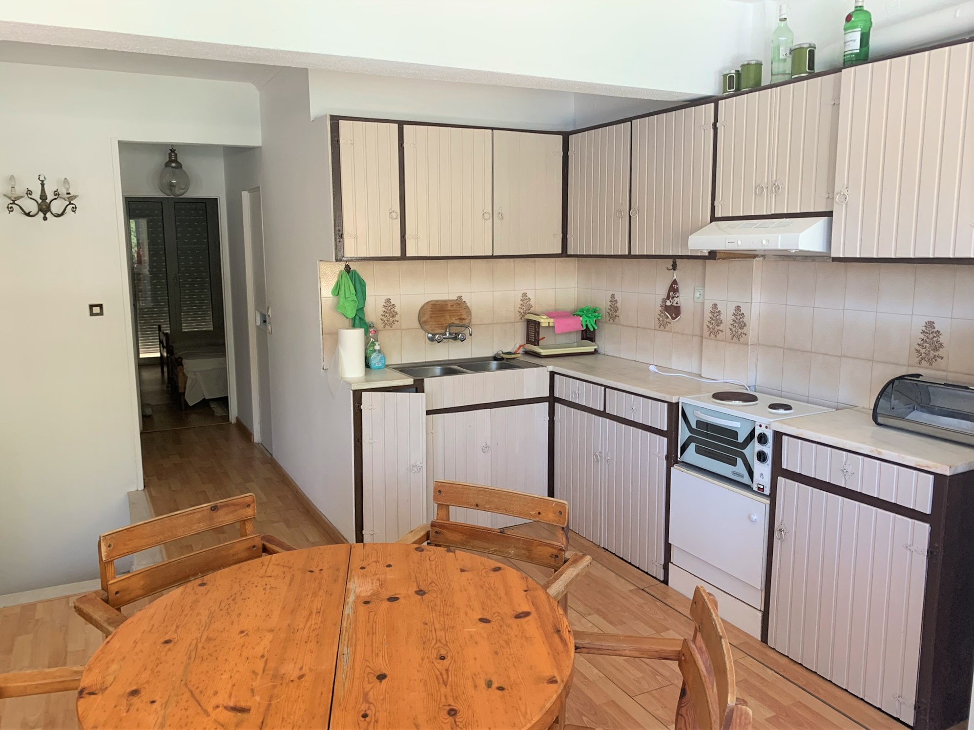 Kitchen area of house for sale in Ithaca Greece, Frikes