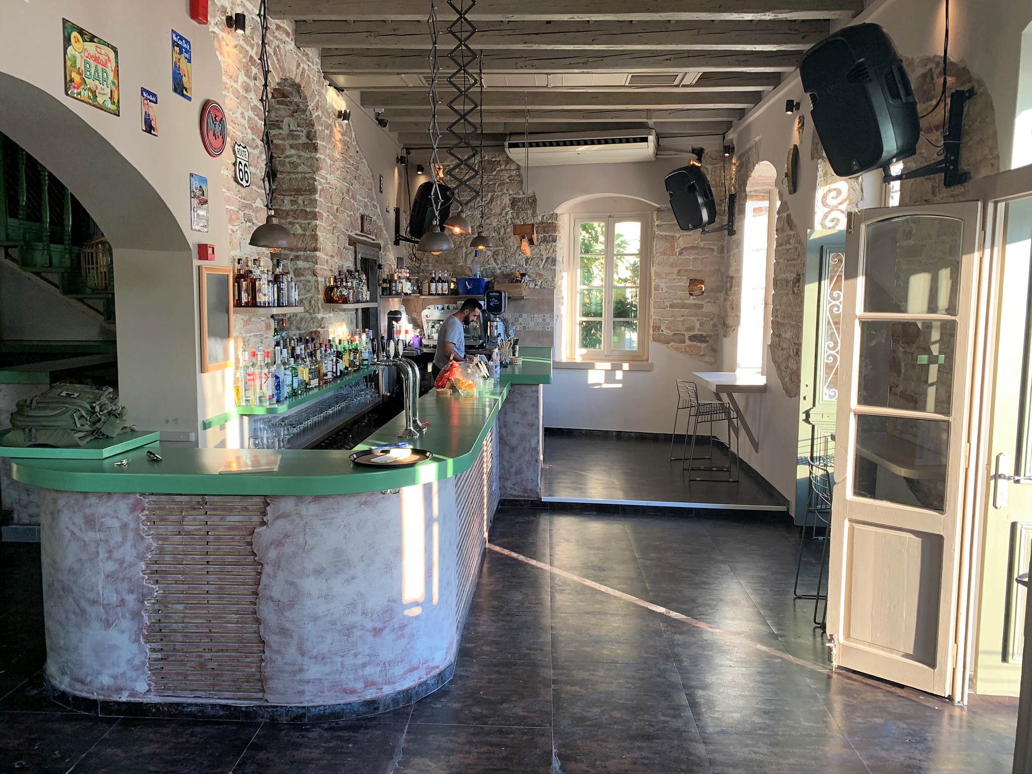 Interior of bussiness for sale on Ithaca Greece, Vathi