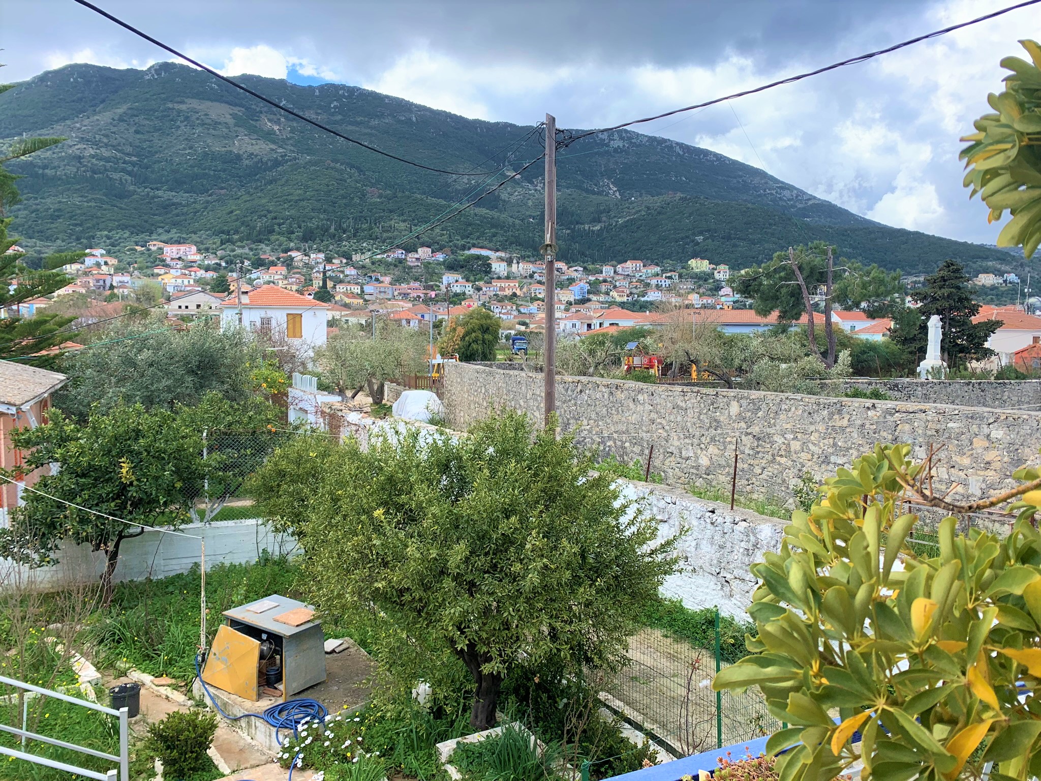 Views from house for sale on Ithaca Greece, Vathi