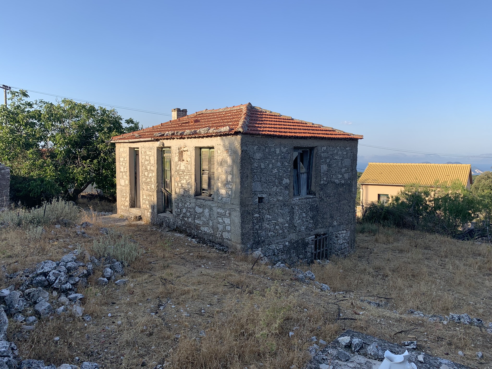 Εναέρια άποψη του σπιτιού προς πώληση Ιφάκα Ελλάδα, Aνωγή