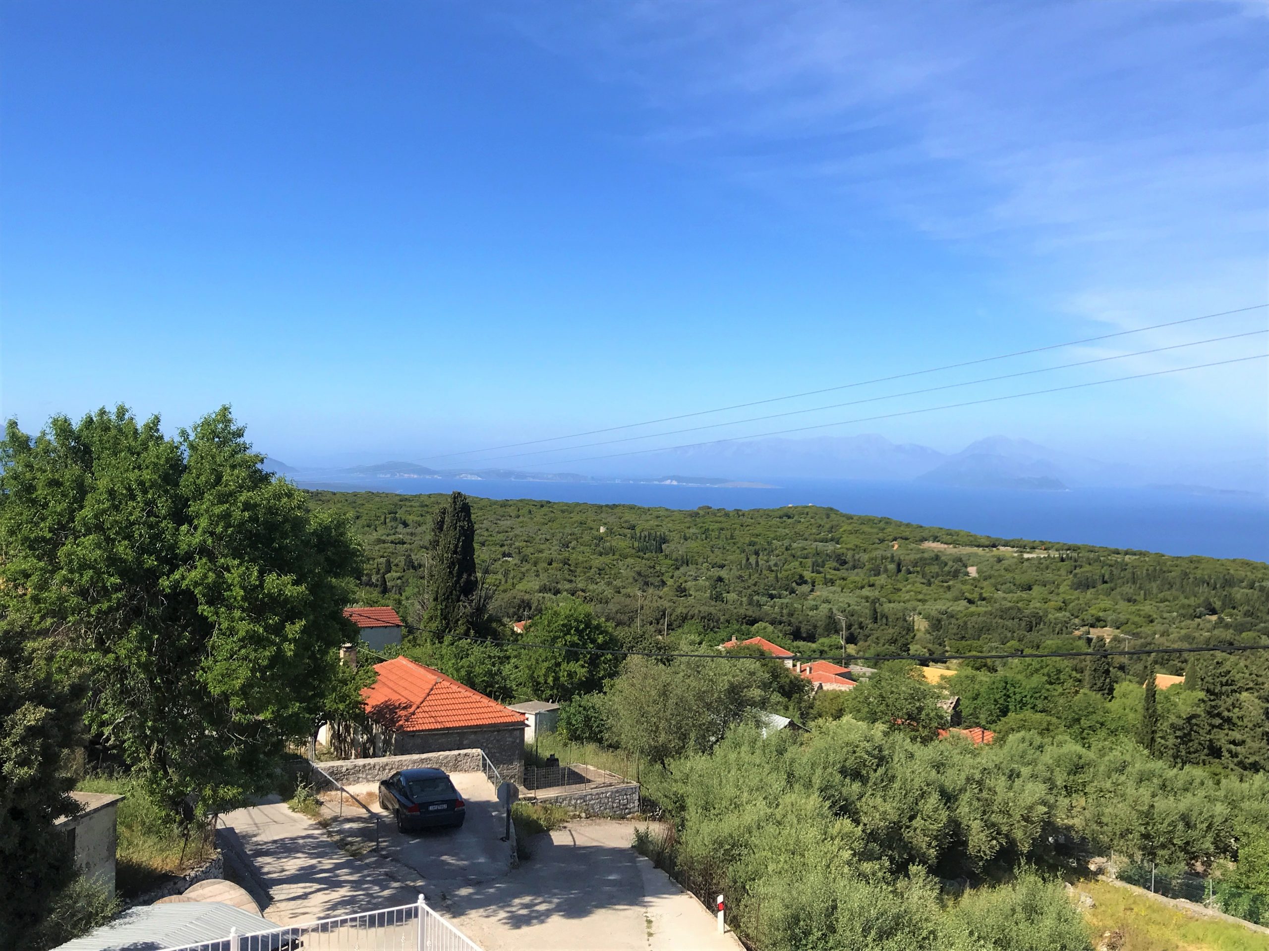 Views from house for rent on Ithaca Greece, Anoghi