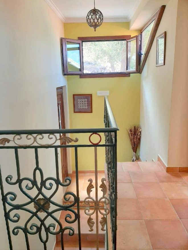 Hallway of house for rent on Ithaca Greece, Anoghi