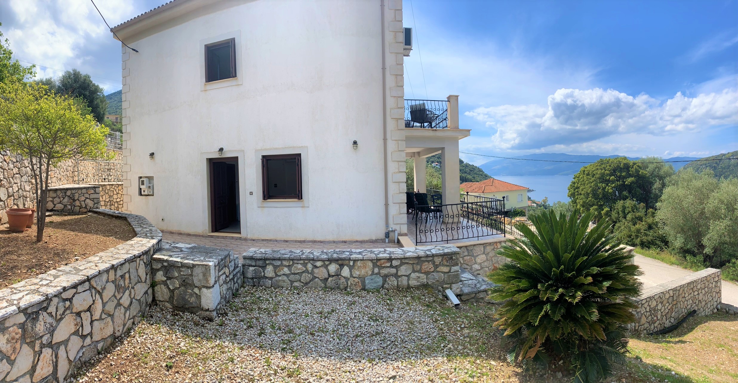 Exterior of house for rent on Ithaca Greece, Stavros