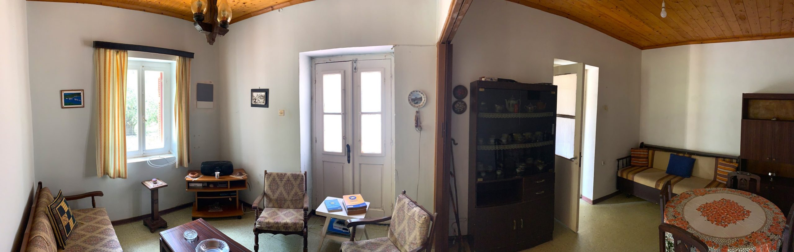 Interior of house for sale on Ithaca Greece, Frikes