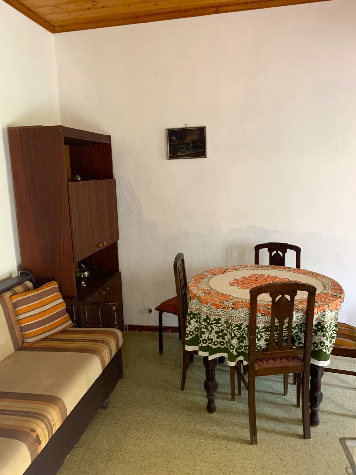 Living room of house for sale on Ithaca Greece, Frikes