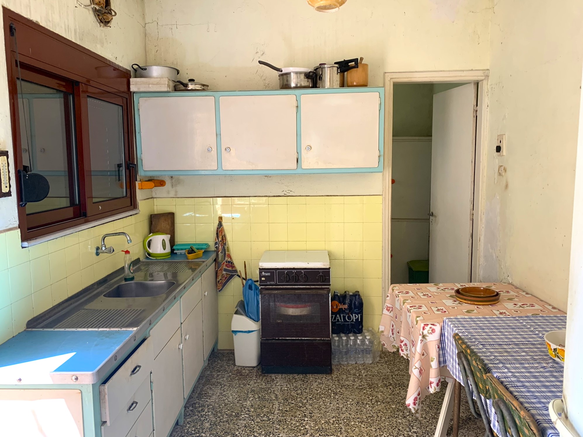 Kitchen of house for sale on Ithaca Greece, Frikes