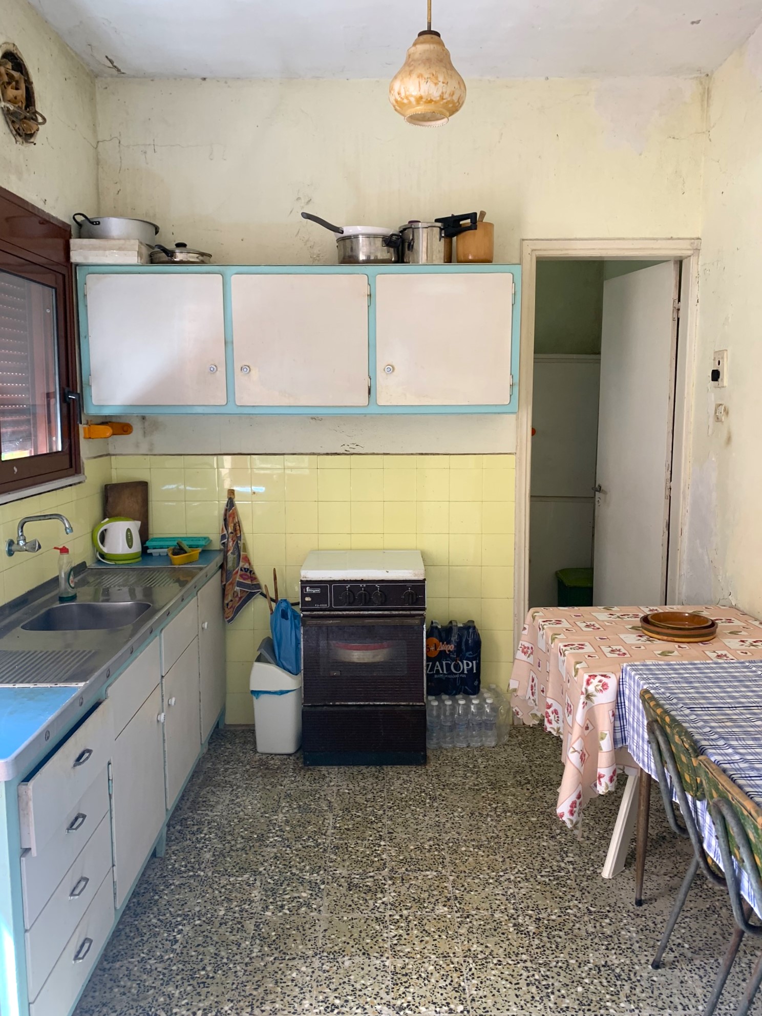 Kitchen of house for sale on Ithaca Greece, Frikes